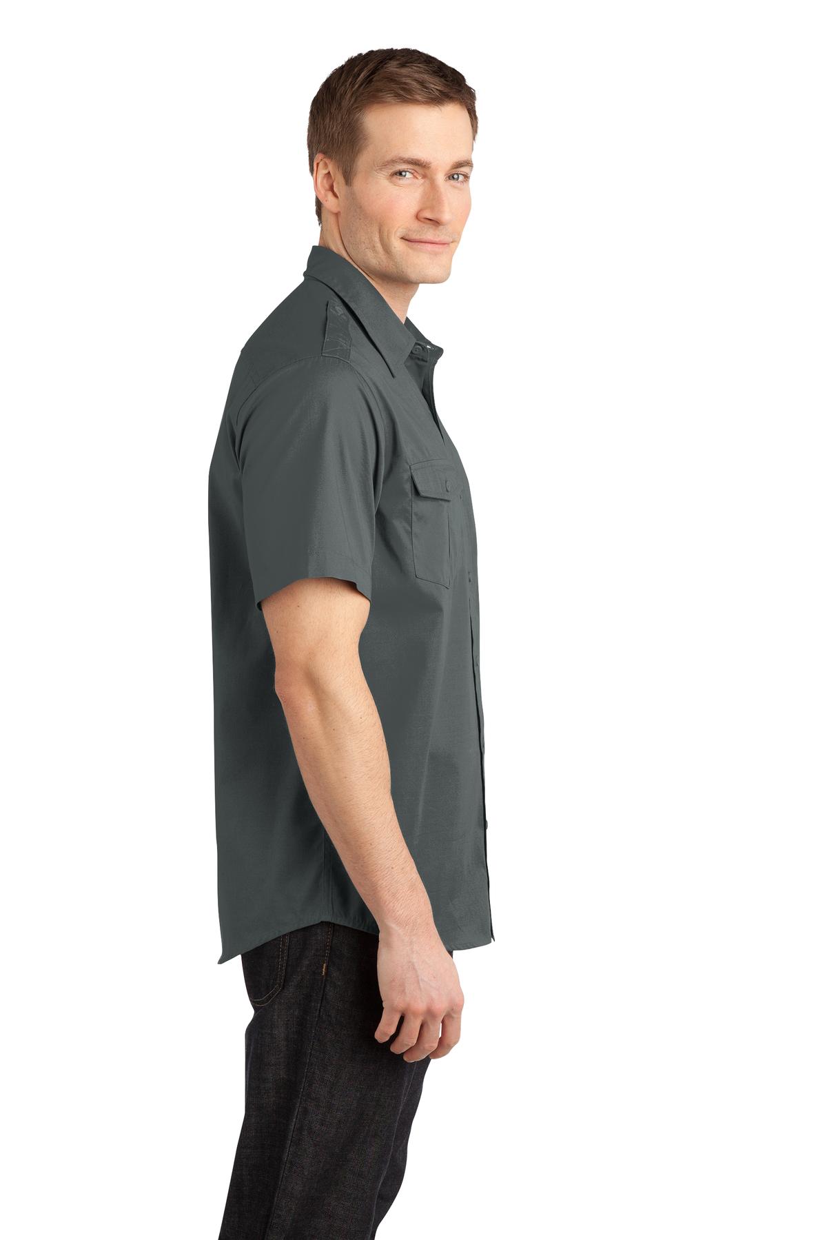 S648 Port Authority Stain-Release Short Sleeve Twill Shirt S648 Port Authority Stain-Release Short Sleeve Twill Shirt - Siide Image