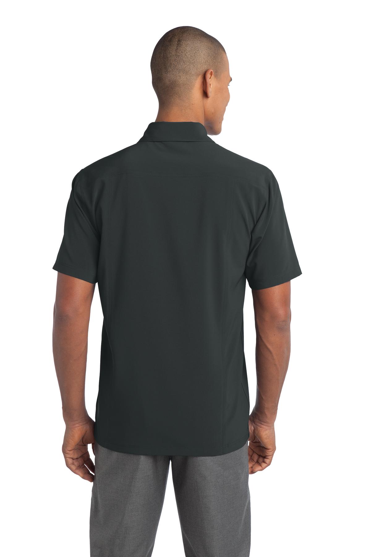 S650 Port Authority Ultra Stretch Pocket Polo. - Back Image