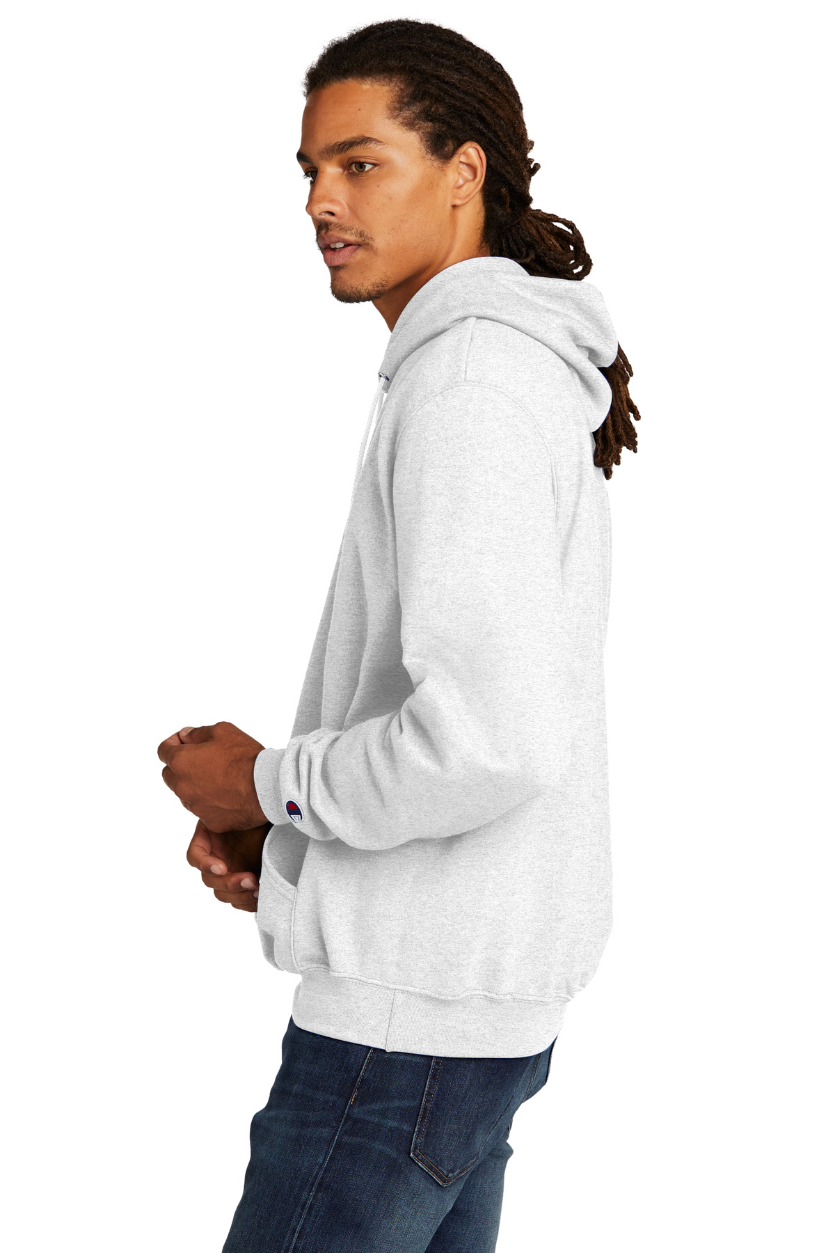 S700 Champion Double Dry Eco Hooded Sweatshirt - Siide Image