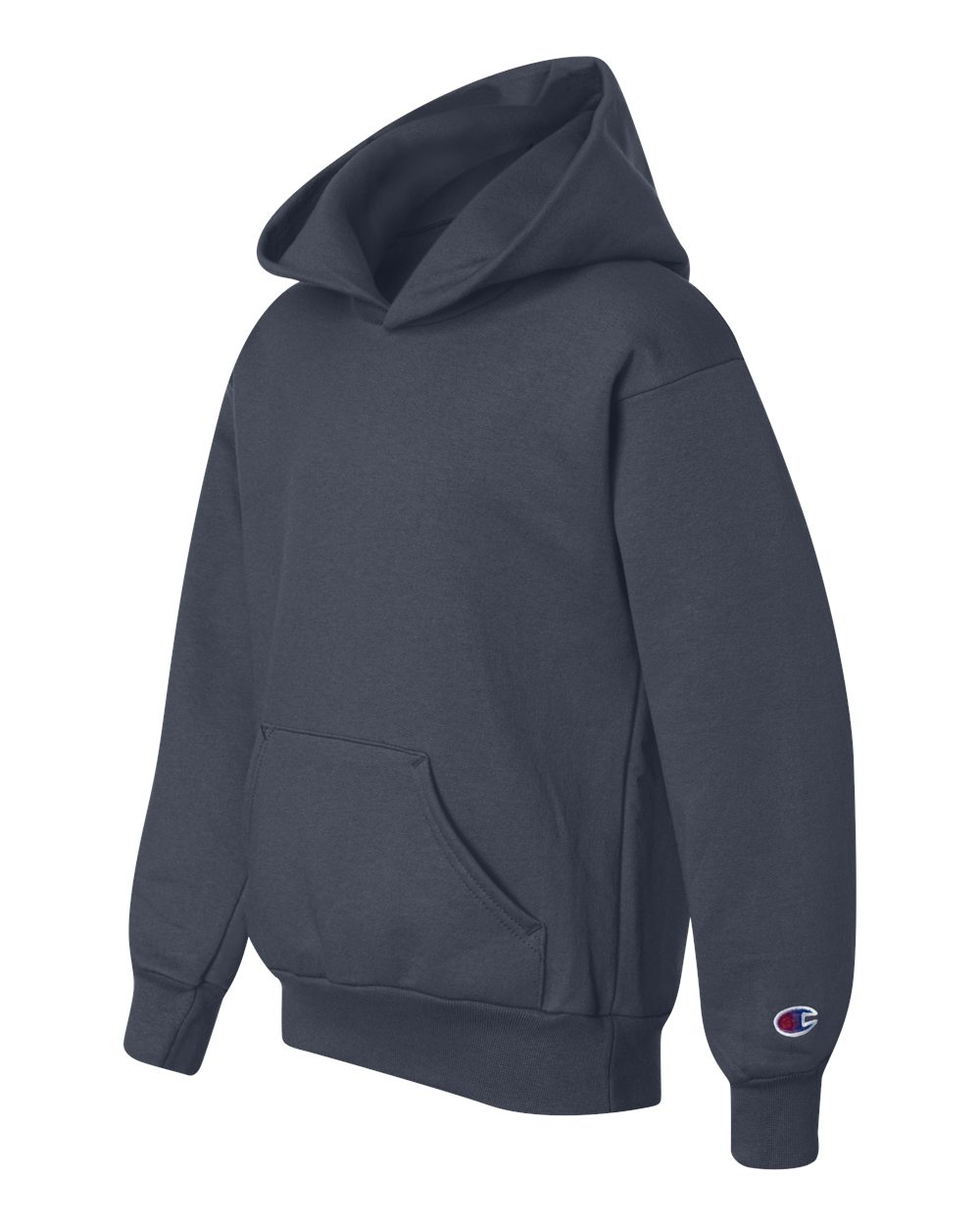 S790 Champion Youth Double Dry Eco Pullover Hooded Sweatshirt - Siide Image