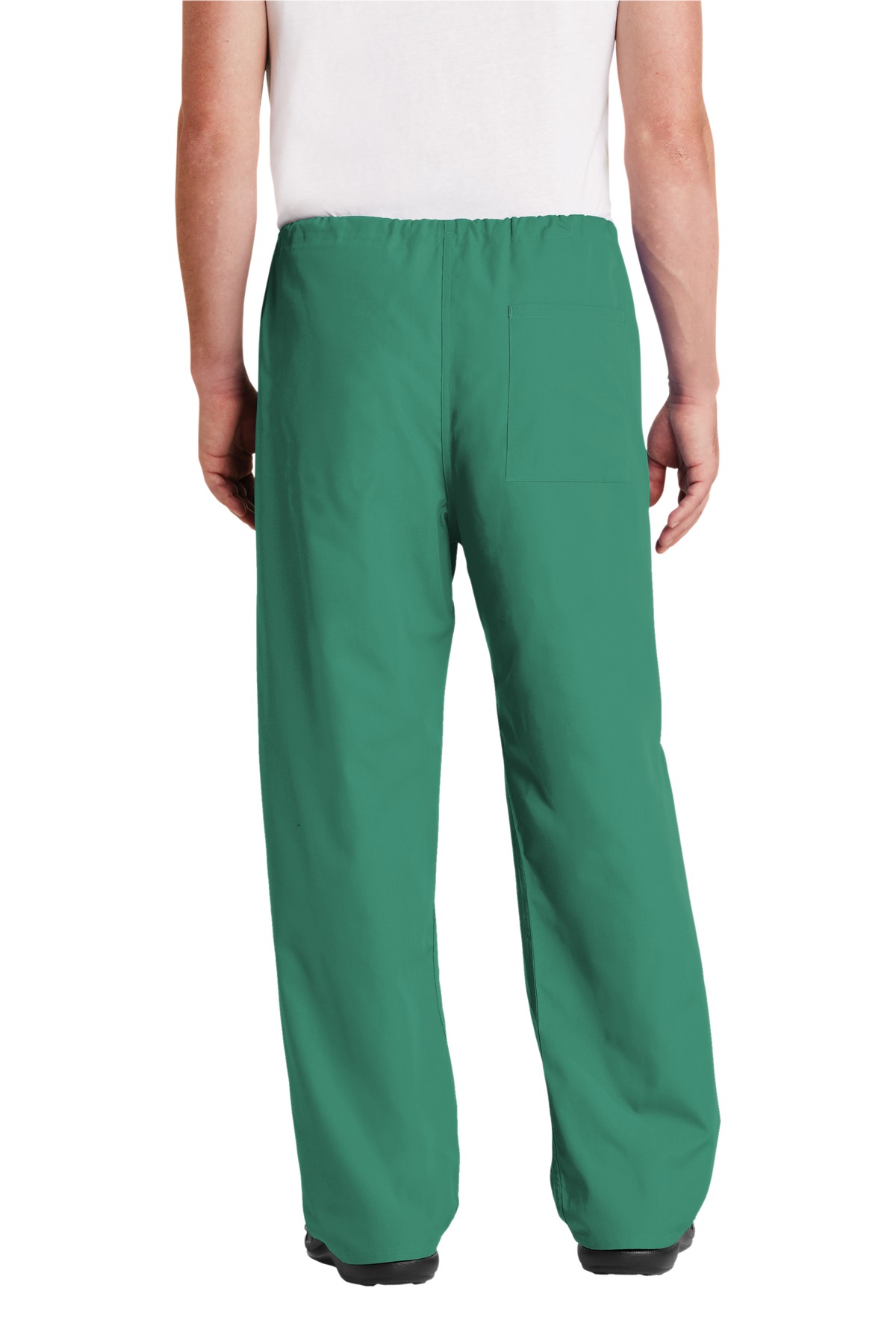 SCRUBBTM CornerStone Unisex Drawstring Scrub Bottom - Back Image