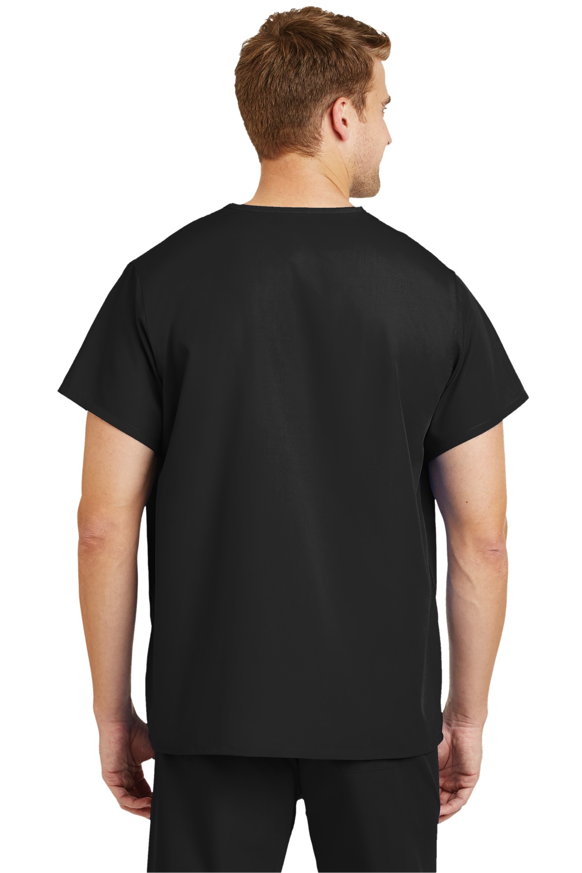 SCRUBTOP CornerStone Unisex V-neck Scrub Top SCRUBTOP CornerStone Unisex V-neck Scrub Top - Back Image