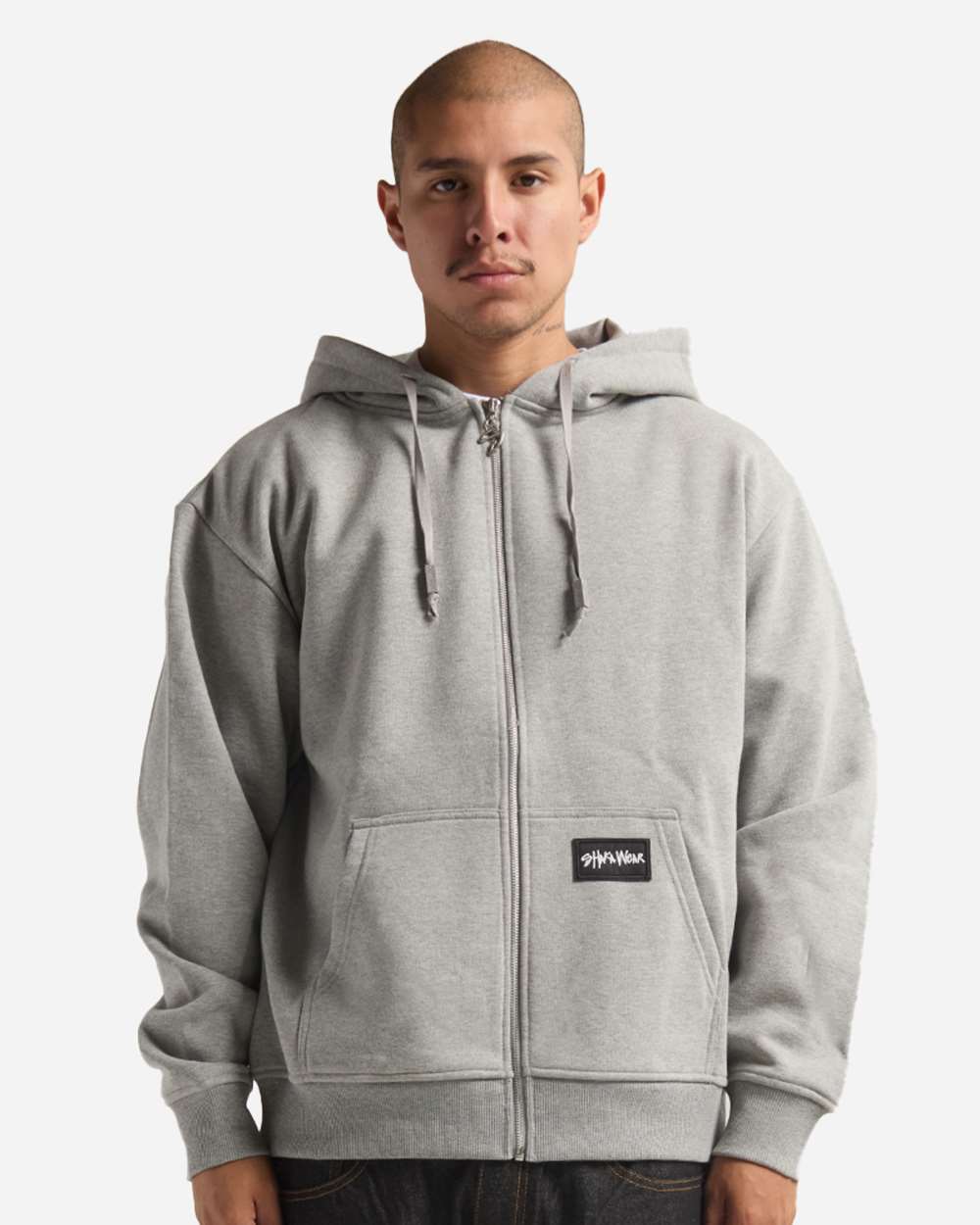 Shaka Wear Direct to Film (DTF) SHEHZ Mens Essential Super Heavyweight Full-Zip Hooded Sweatshirt Shaka Wear Direct to Film (DTF) SHEHZ Mens Essential Super Heavyweight Full-Zip Hooded Sweatshirt