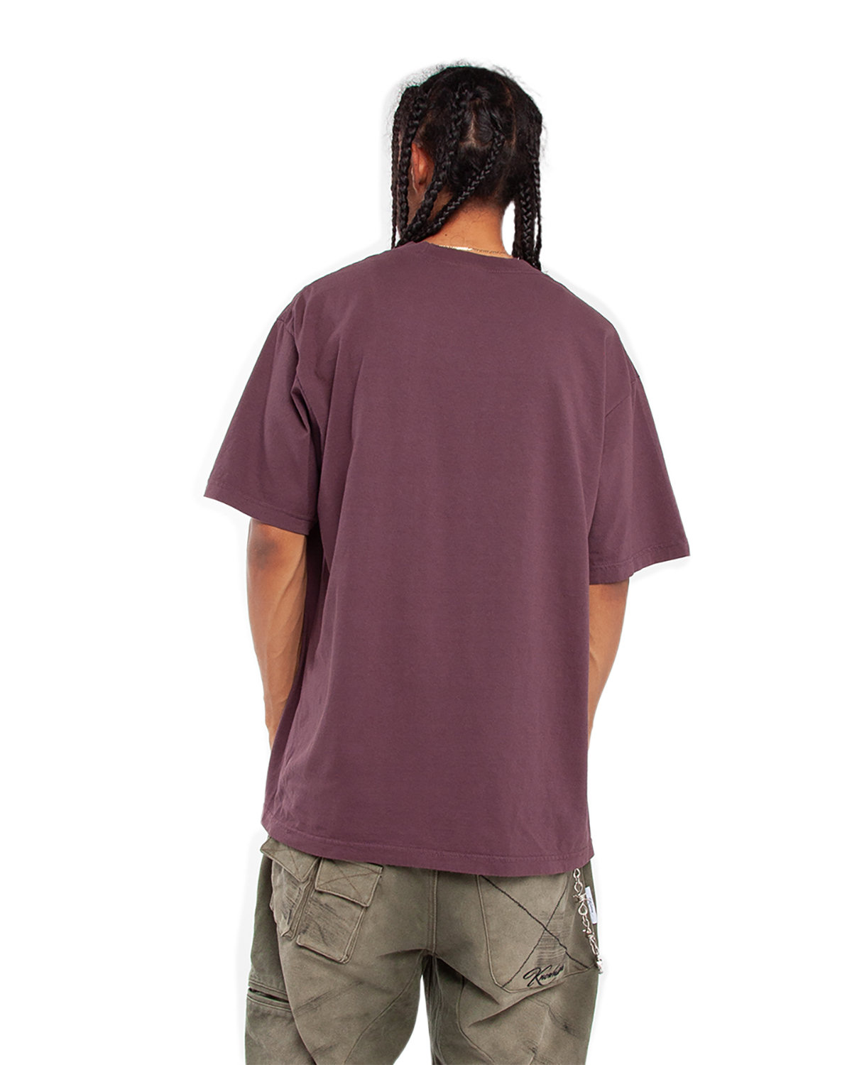 SHGD Shaka Wear SHGD Shaka Wear Men's Garment-Dyed Crewneck T-Shirt - Back Image