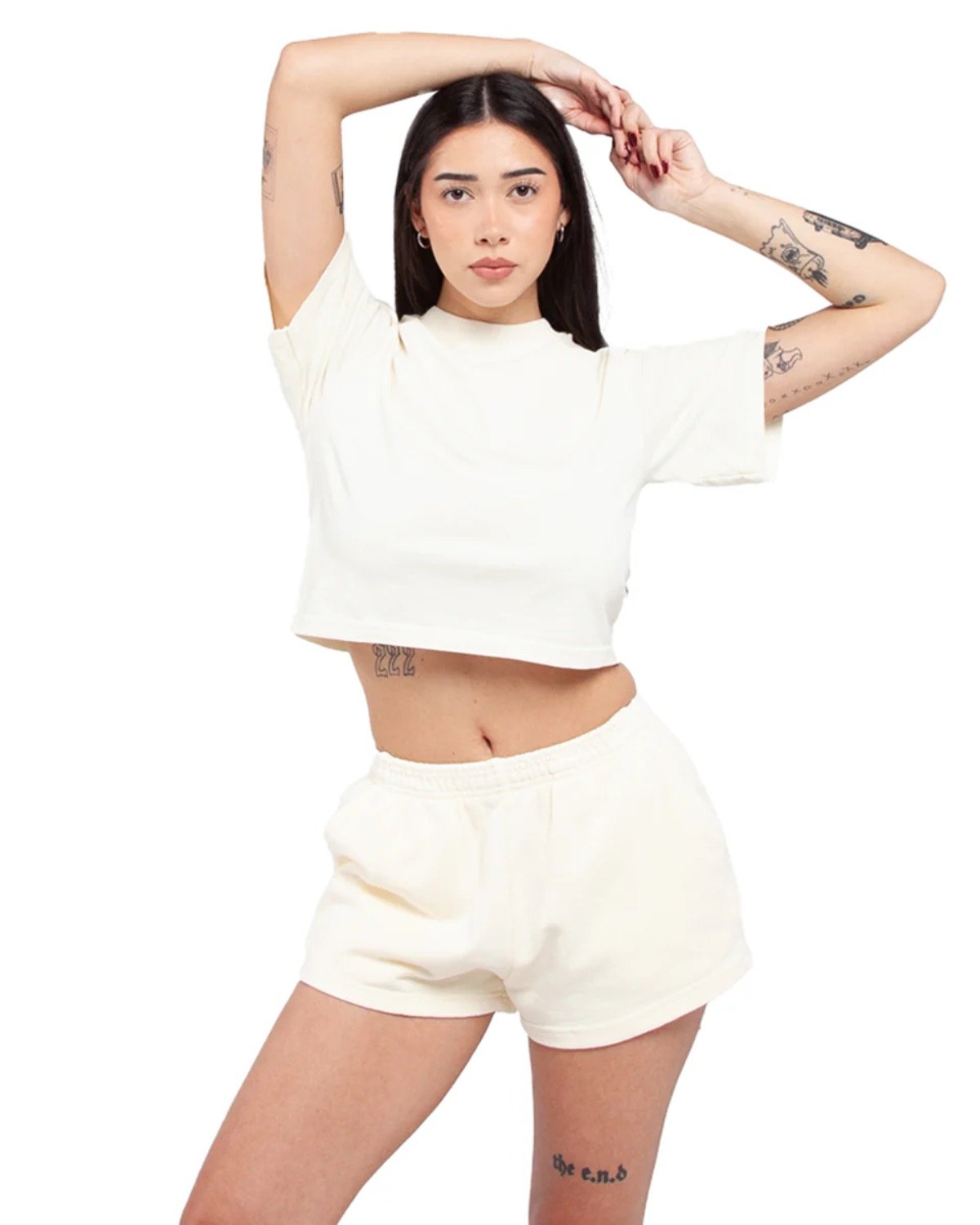 SHGWS Shaka Wear Ladies Garment Dye Fleece Shorts