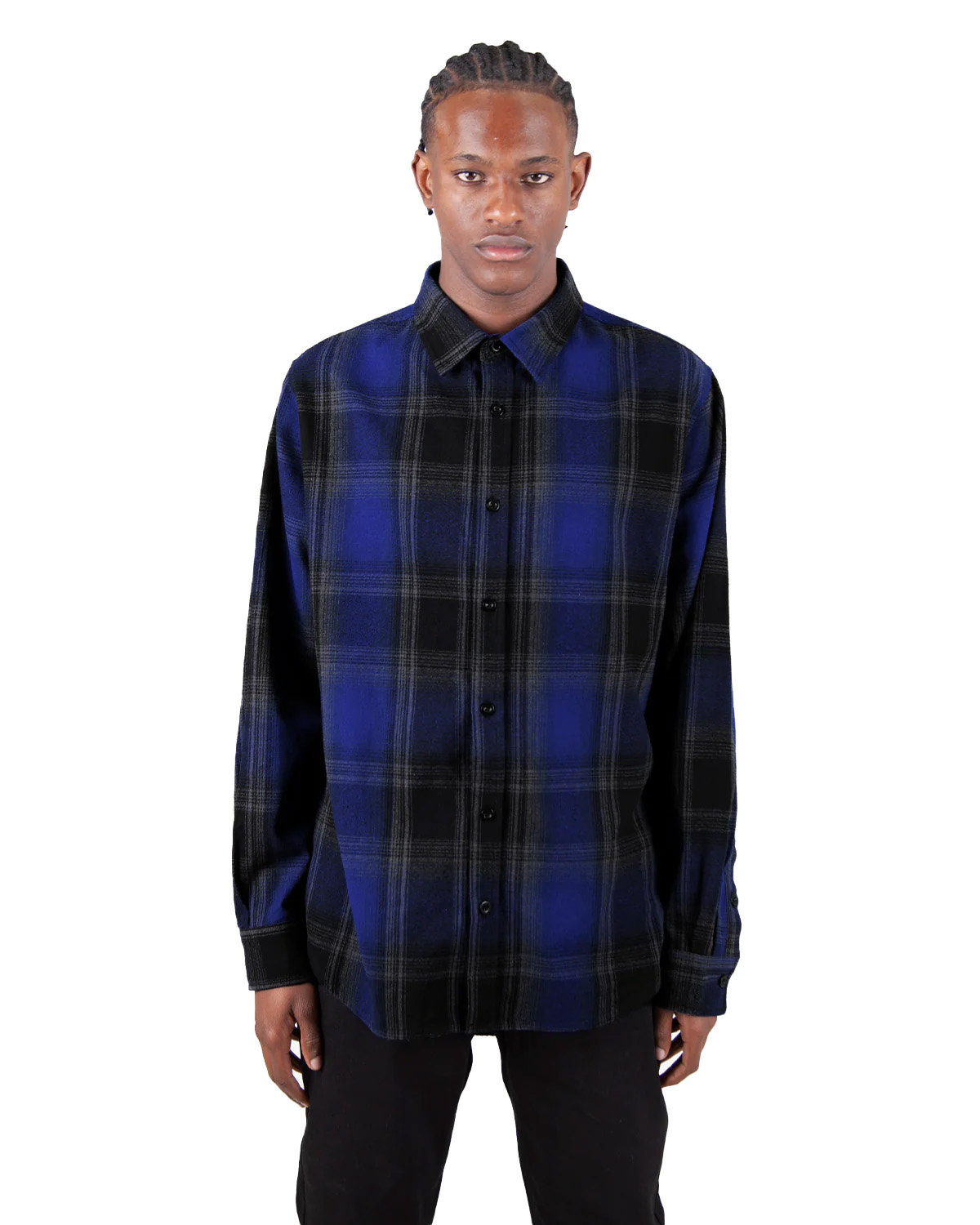 Plaid Flannel Overshirt SHHFS Shaka Wear Mens Plaid Flannel Overshirt