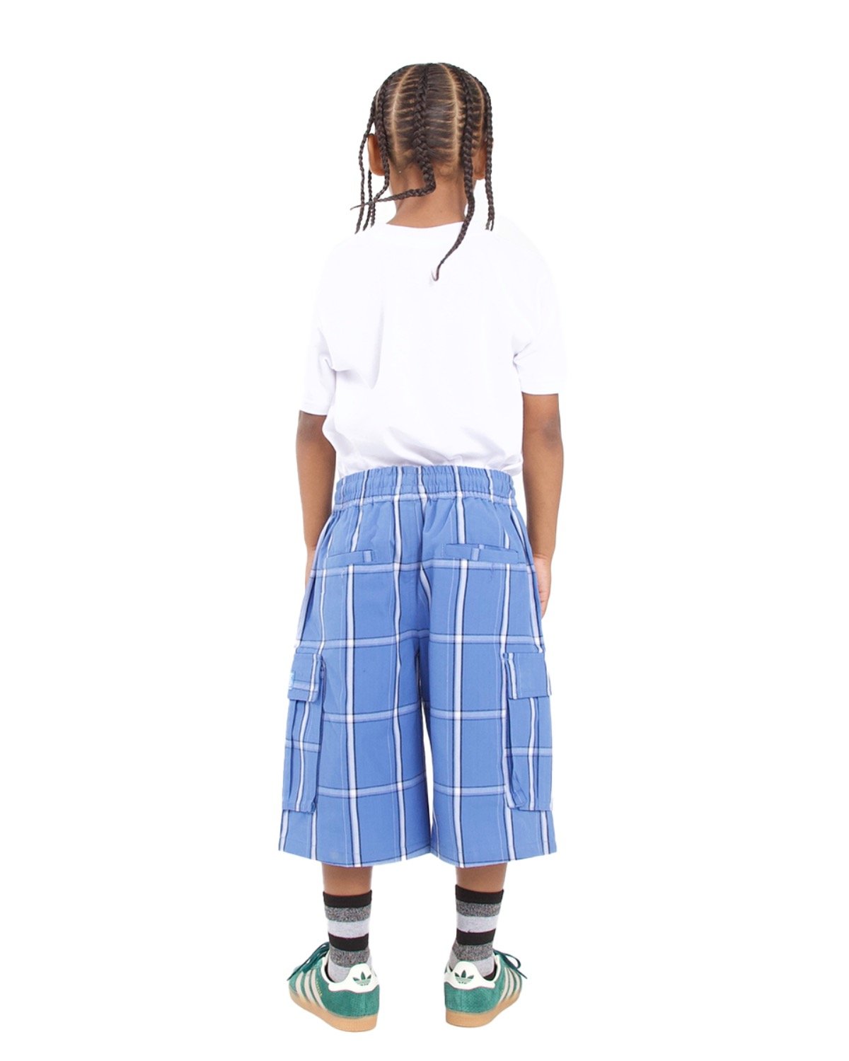 SHKP Shaka Wear Youth Plaid Shorts - Back Image