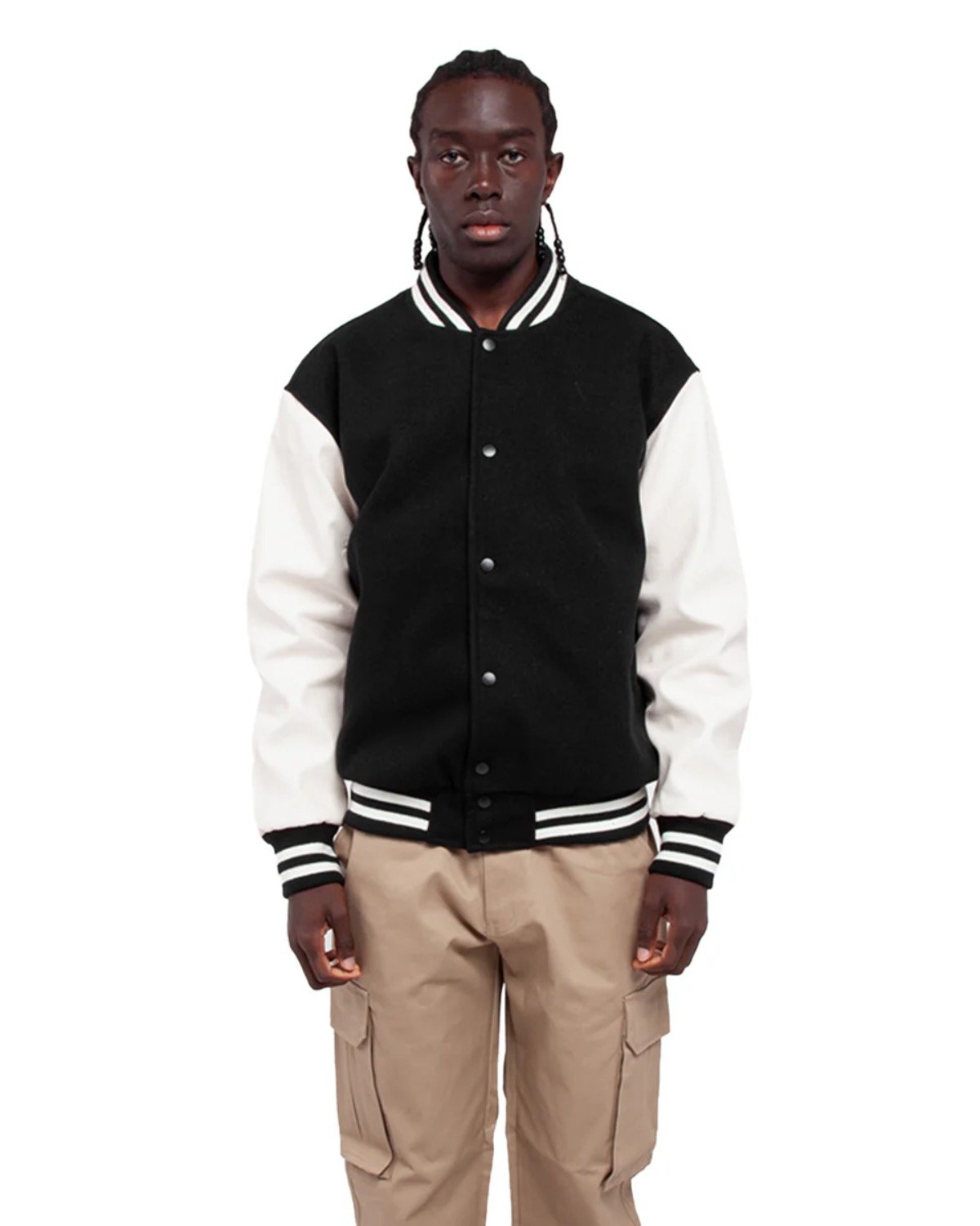 SHLLJ Shaka Wear Mens Letterman Jacket