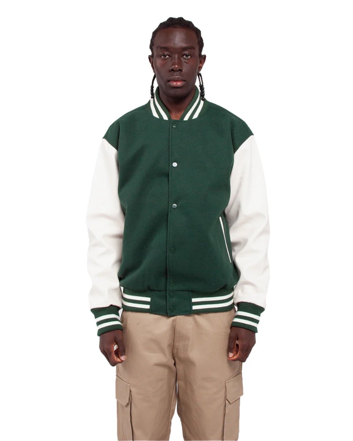 SHLLJ Shaka Wear Mens Letterman Jacket