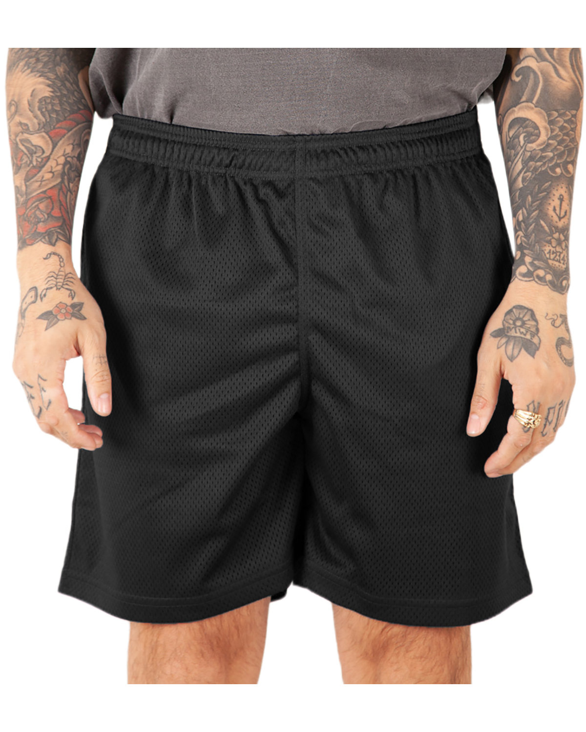 SHMPS Shaka Wear Mens Mesh PE Gym Short SHMPS Shaka Wear Mens Mesh PE Gym Short