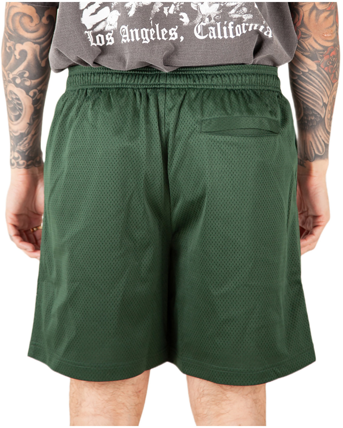 SHMPS Shaka Wear Men's Mesh PE Gym Short SHMPS Shaka Wear Men's Mesh PE Gym Short - Back Image