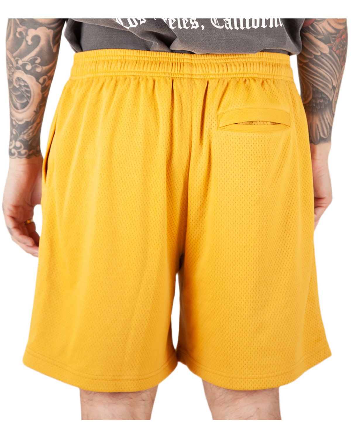 SHMPS Shaka Wear Mens Mesh PE Gym Short - Back Image