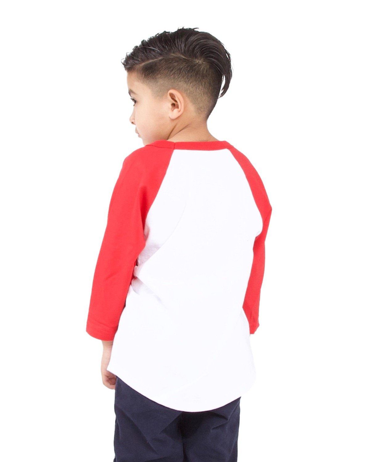 SHRAGY Shaka Wear Youth 6 oz., 3/4-Sleeve Raglan - Back Image