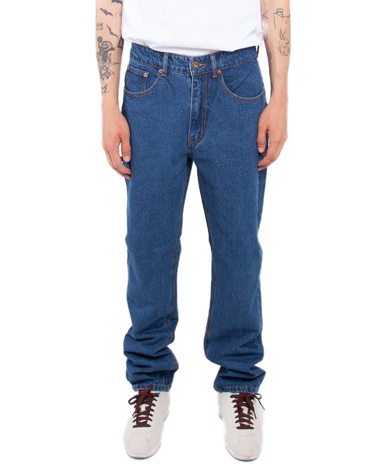 SHRDJ Shaka Wear 12 oz., Raw Denim Straight-Leg Jean Pant Zoom Image