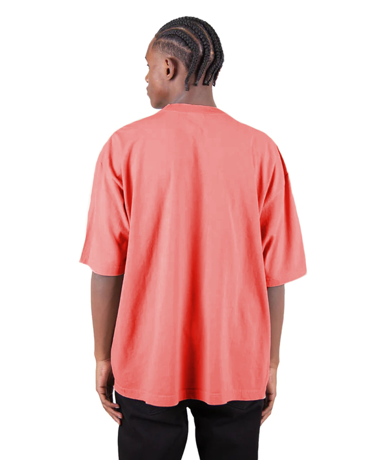 SHGDD Shaka Wear Adult Garment-Dyed Drop-Shoulder T-Shirt - Back Image