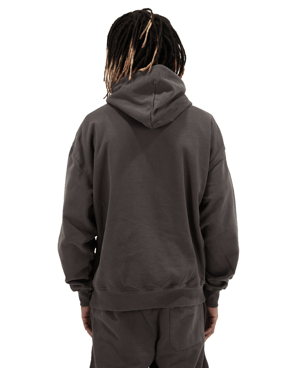 SHGDH Shaka Wear Mens Los Angeles Garment Dyed Hooded Sweatshirt - Back Image
