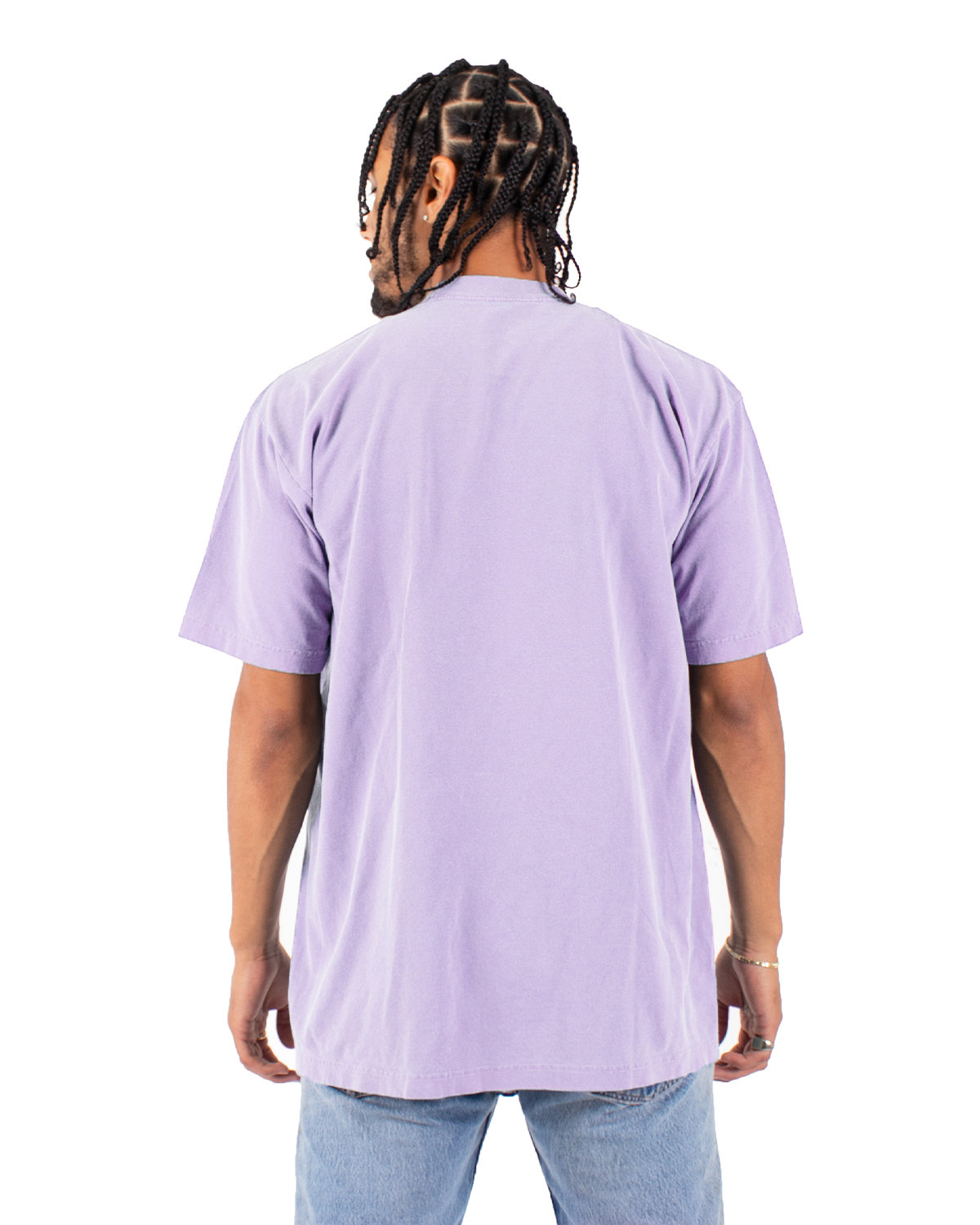 SHGD Shaka Wear Men's Garment-Dyed Crewneck T-Shirt - Back Image