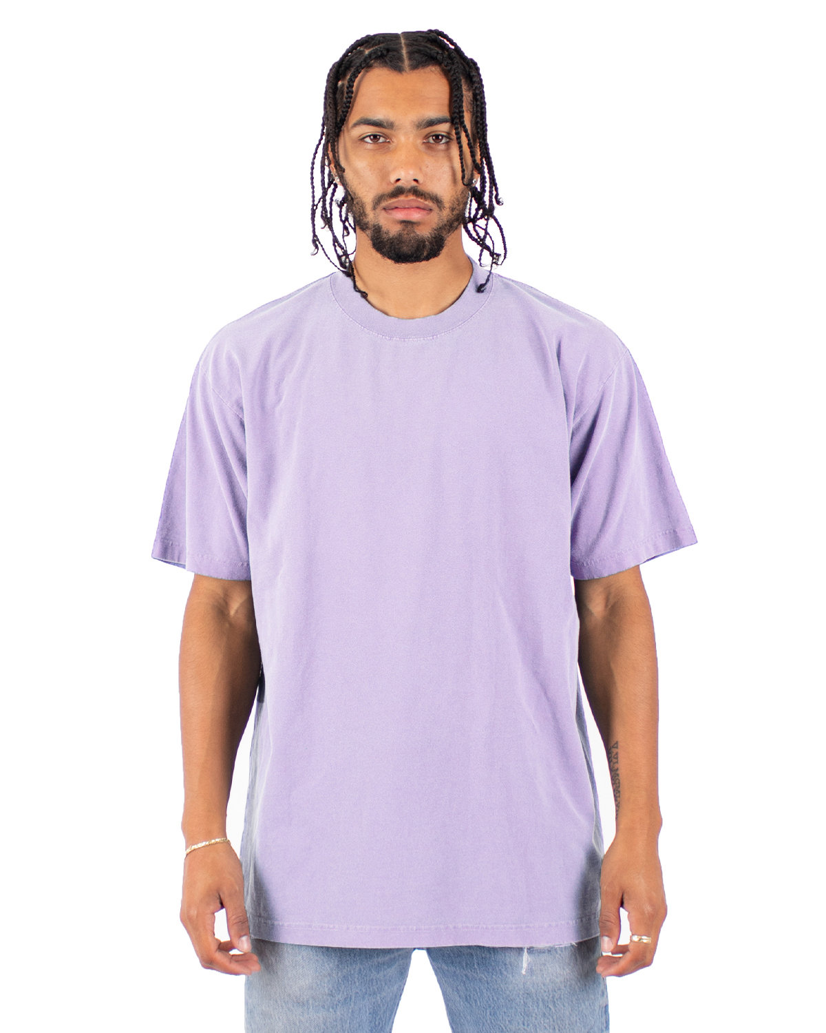 SHGD Shaka Wear Men's Garment-Dyed Crewneck T-Shirt