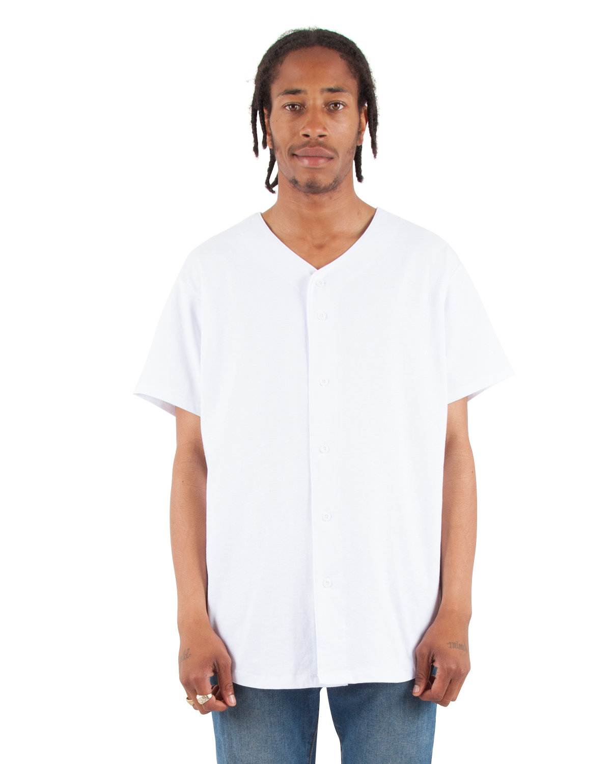 SHBBJ Shaka Wear Adult 7.5 oz., 100% US Cotton Baseball Jersey