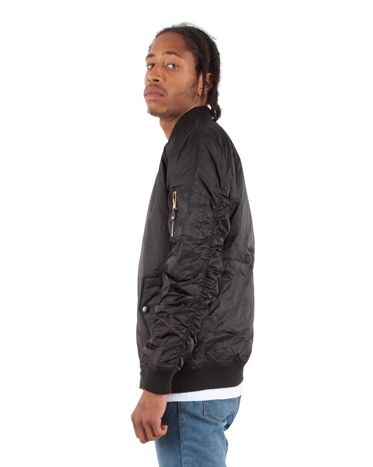 SHBJ Shaka Wear Adult Bomber Jacket - Siide Image