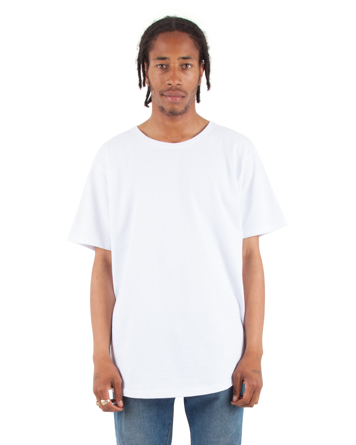 SHCLT Shaka Wear Adult 6 oz., Curved Hem Long T-Shirt