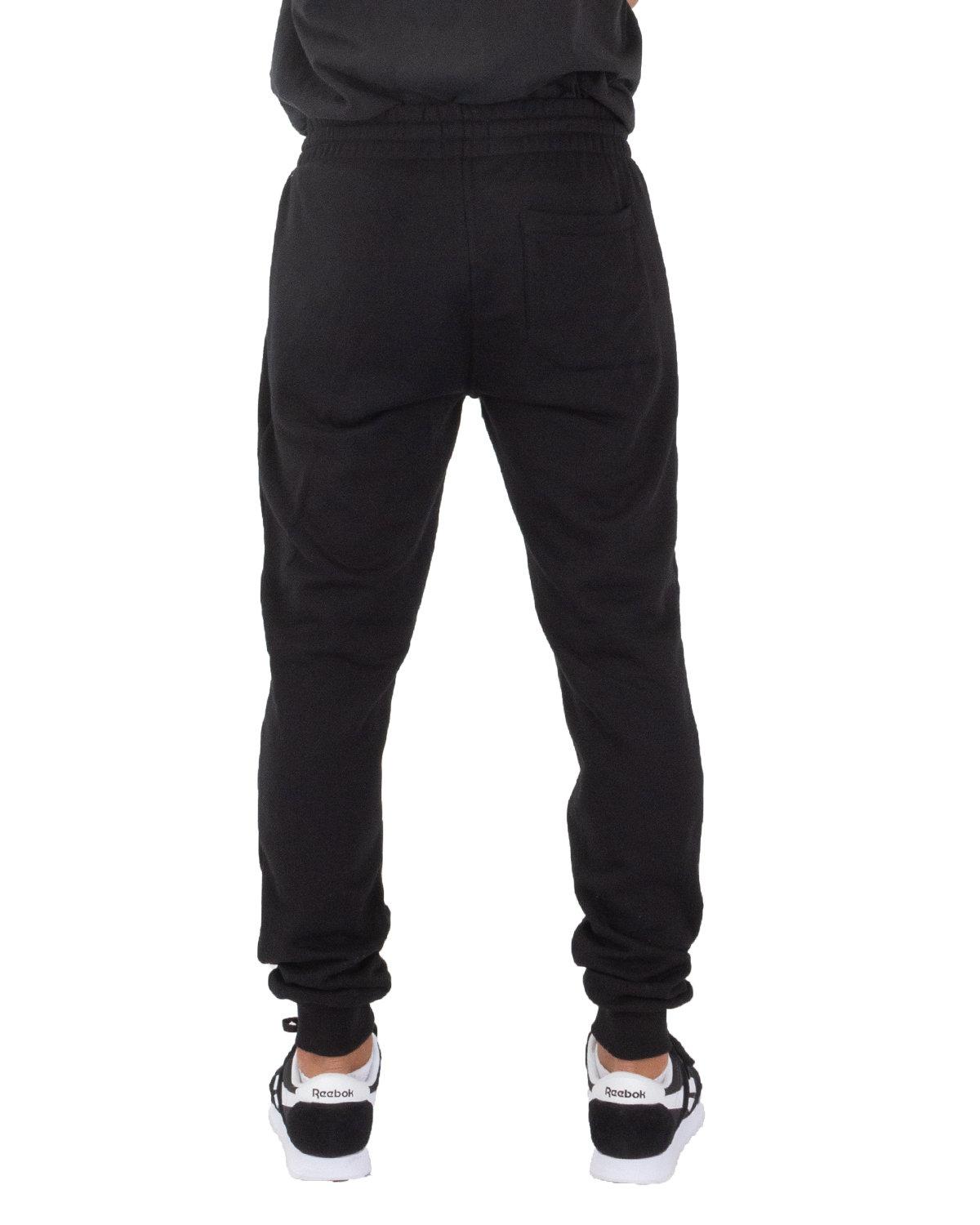 SHFJP Shaka Wear Mens Fleece Jogger Pants - Back Image