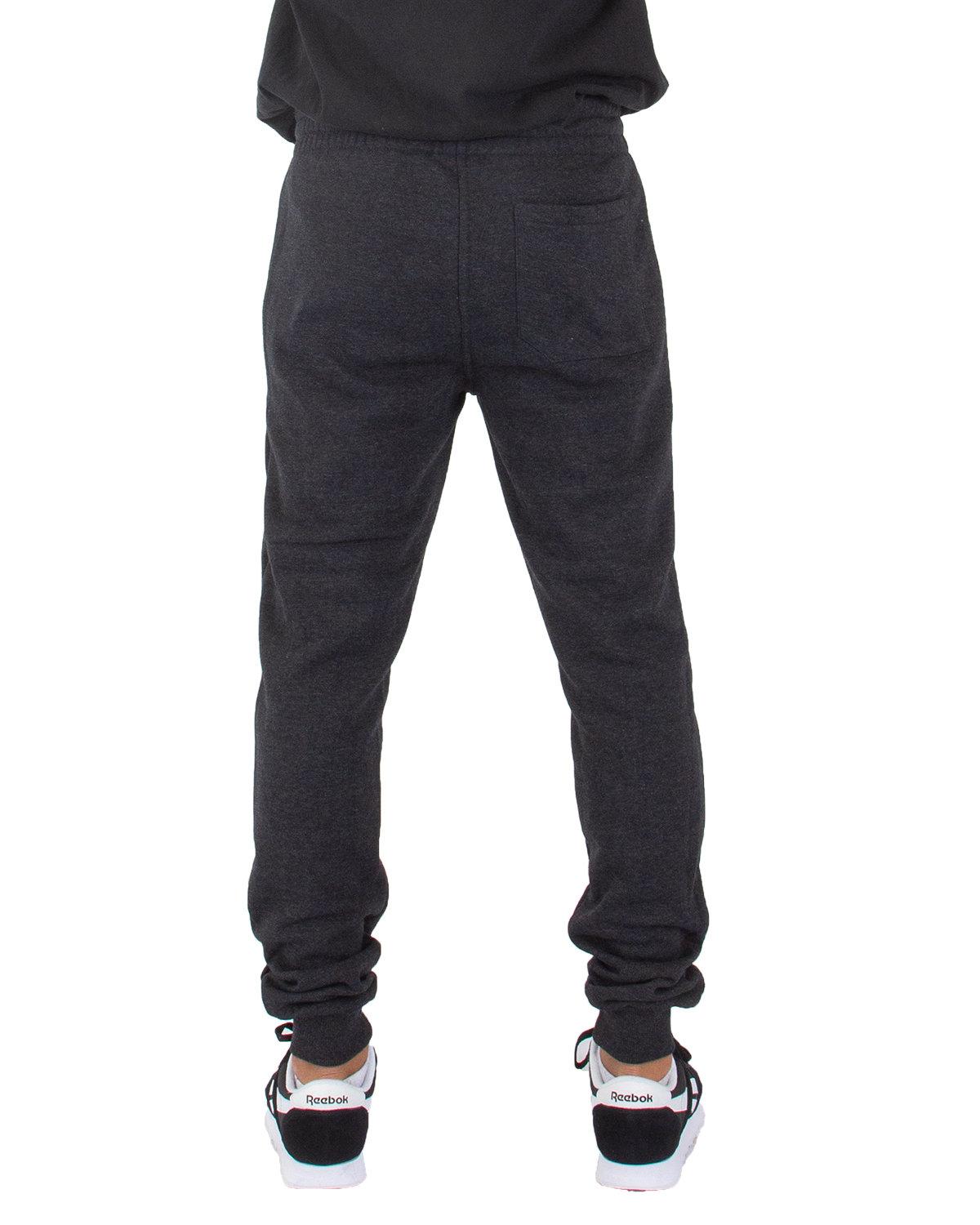 SHFJP Shaka Wear Mens Fleece Jogger Pants - Back Image