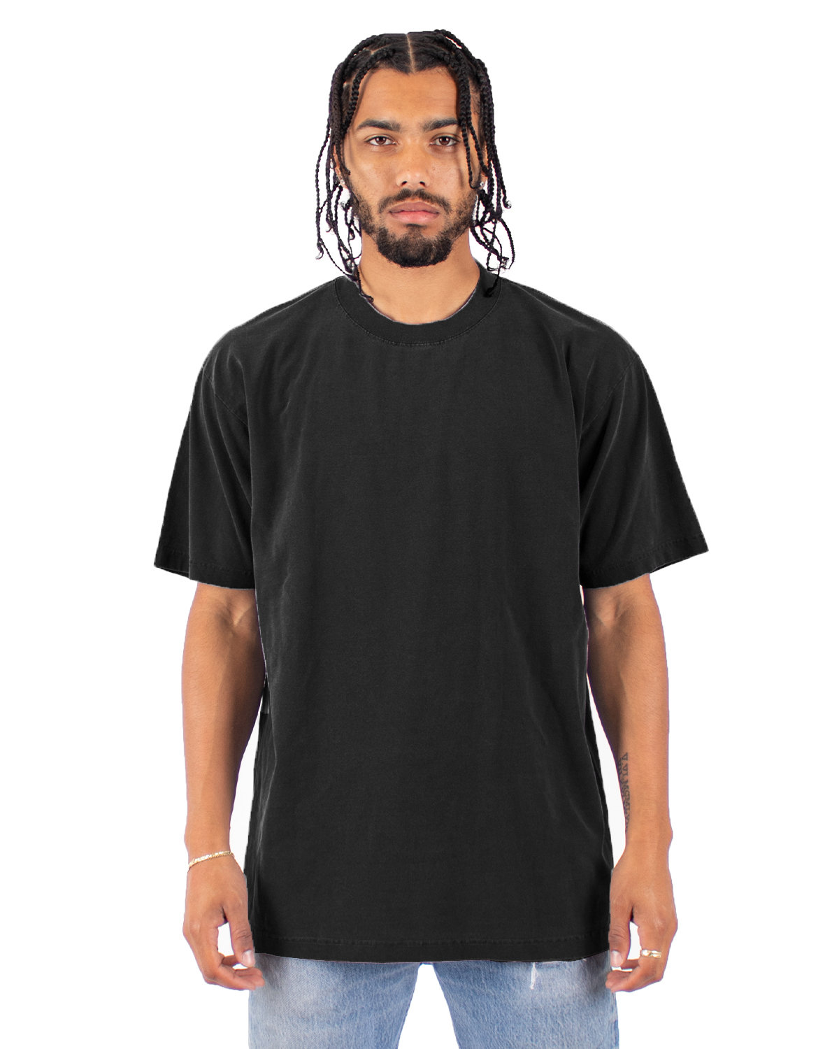 SHGD Shaka Wear Men's Garment-Dyed Crewneck T-Shirt