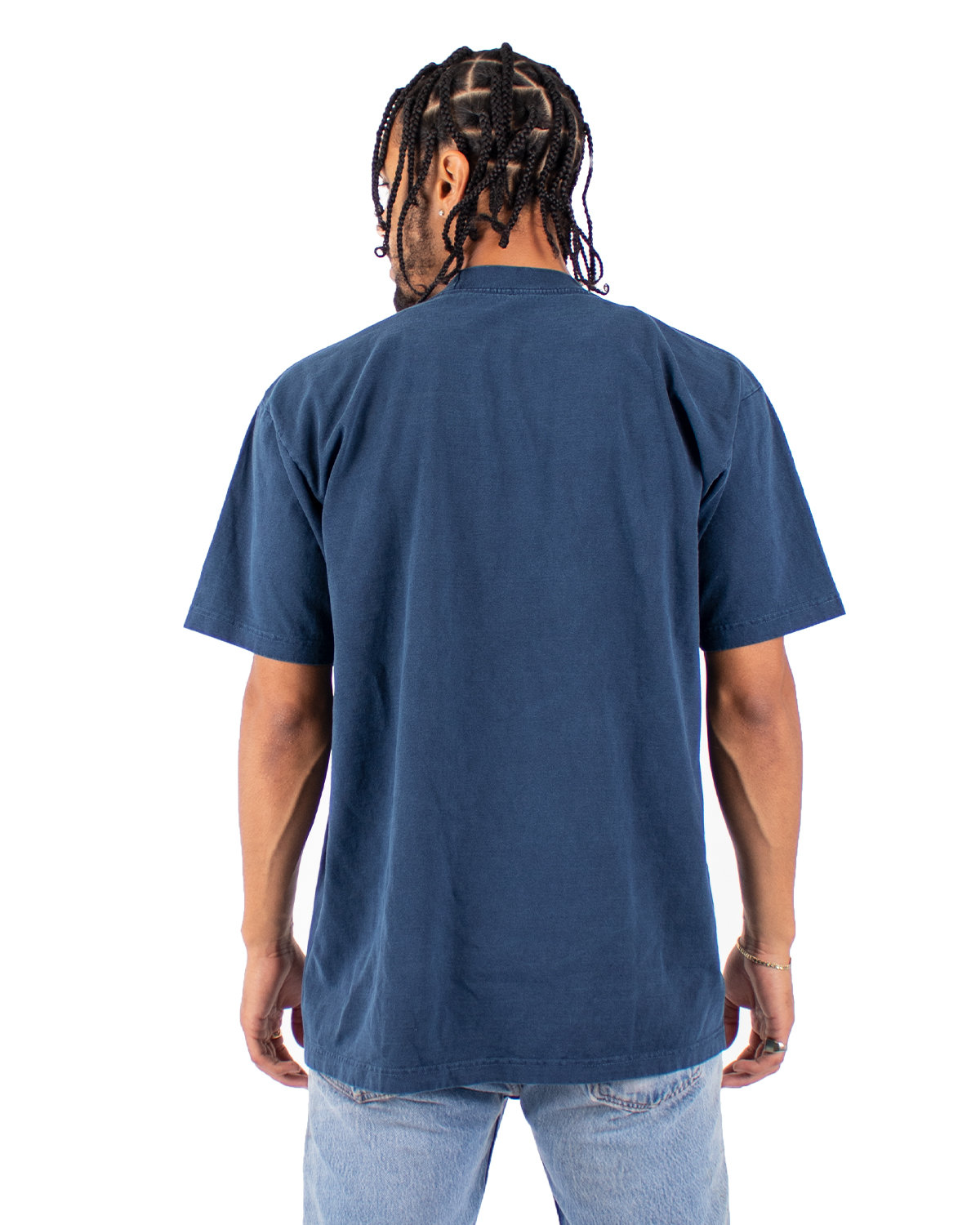 SHGD Shaka Wear Men's Garment-Dyed Crewneck T-Shirt - Back Image