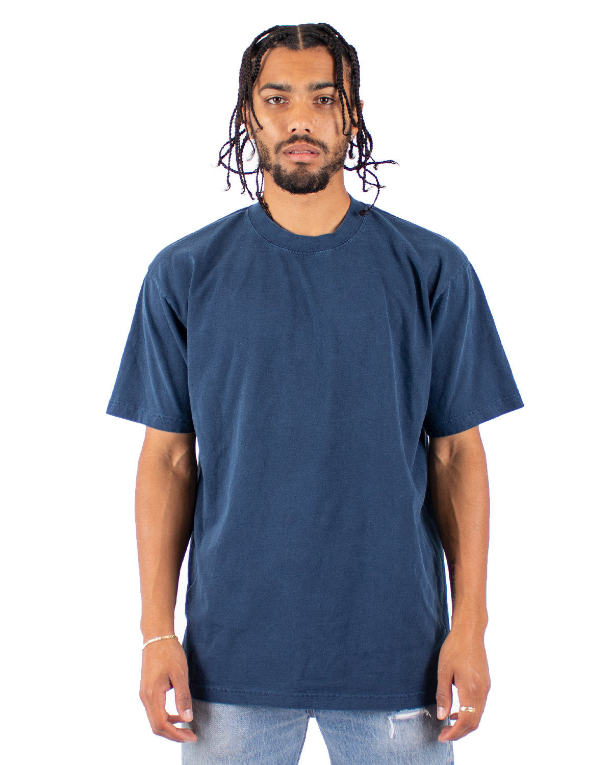 SHGD Shaka Wear Men's Garment-Dyed Crewneck T-Shirt
