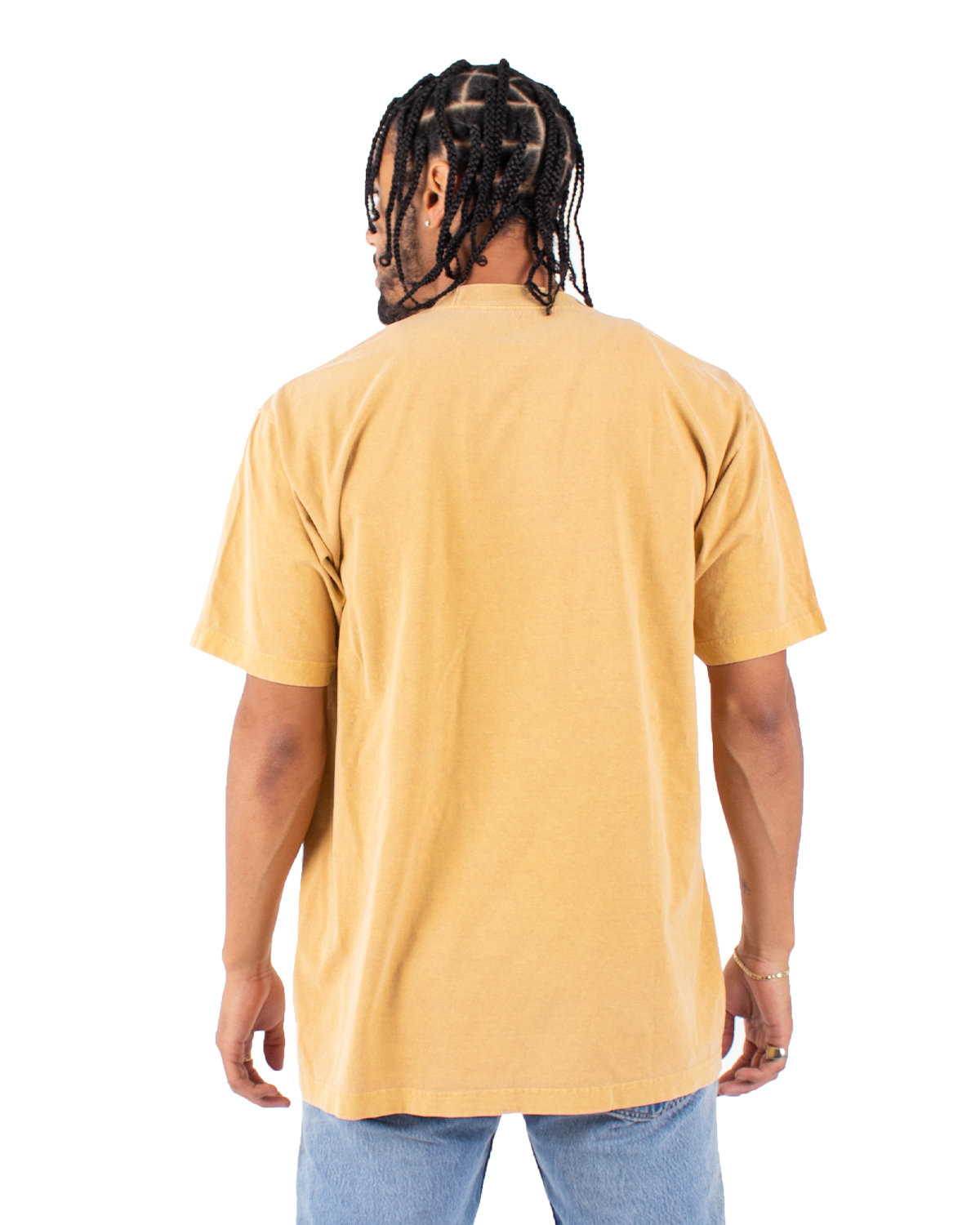 SHGD Shaka Wear Men's Garment-Dyed Crewneck T-Shirt - Back Image