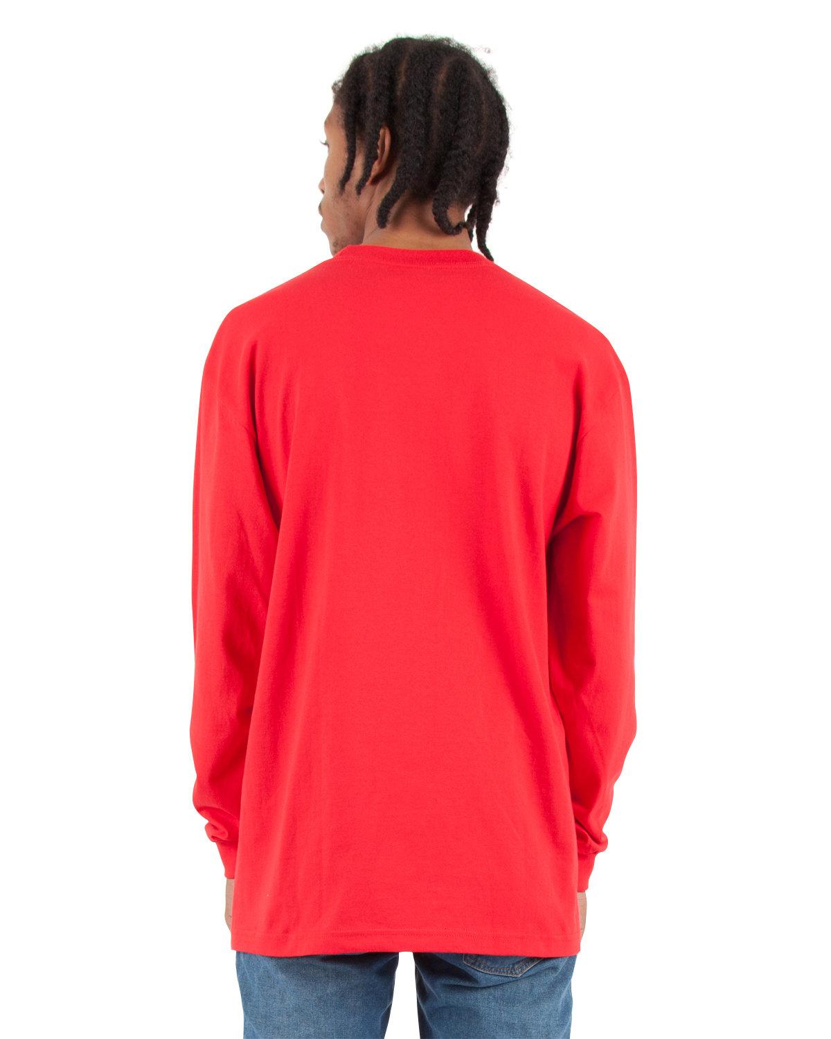 SHMHLS Shaka Wear Adult 7.5 oz., Max Heavyweight Long-Sleeve T-Shirt - Back Image