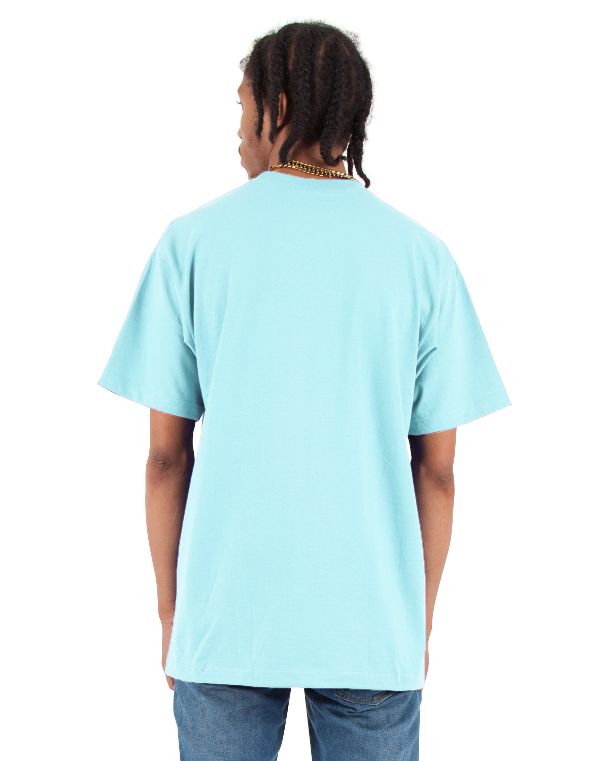 SHMHSS Shaka Wear Unisex Crewneck Heavyweight T-Shirt - Back Image
