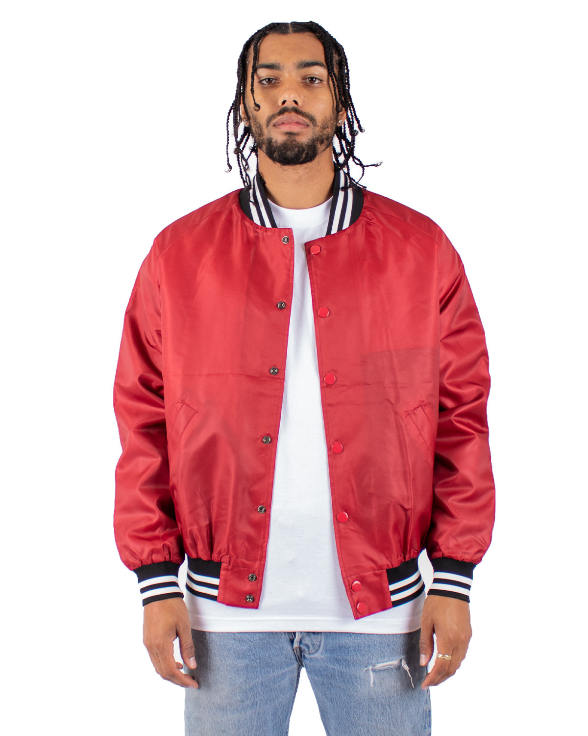 men's varsity bomber jackets SHVBJ Shaka Wear Mens Varsity Bomber Jacket
