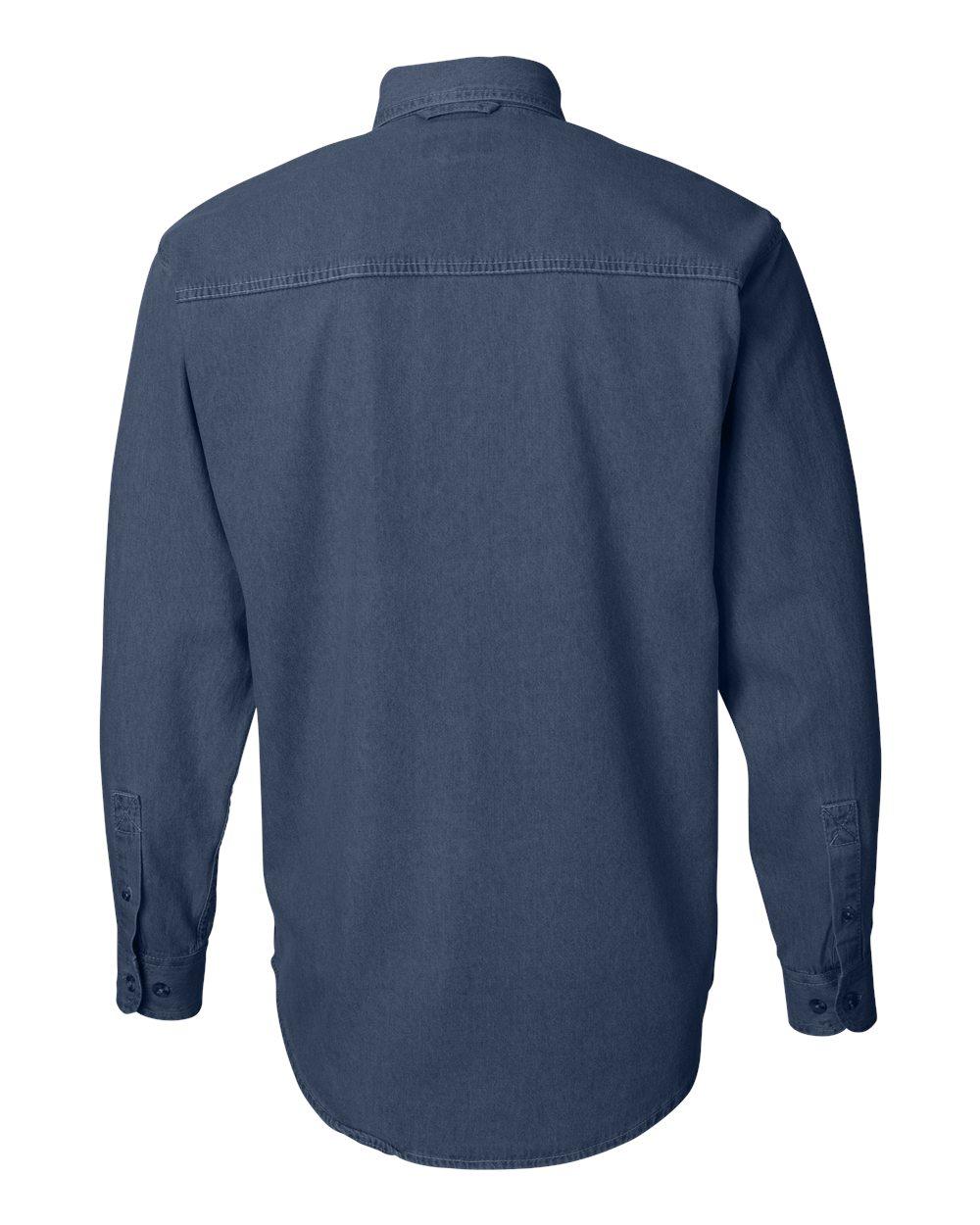 3211 Sierra Pacific Long Sleeve Denim Shirt - Back Image