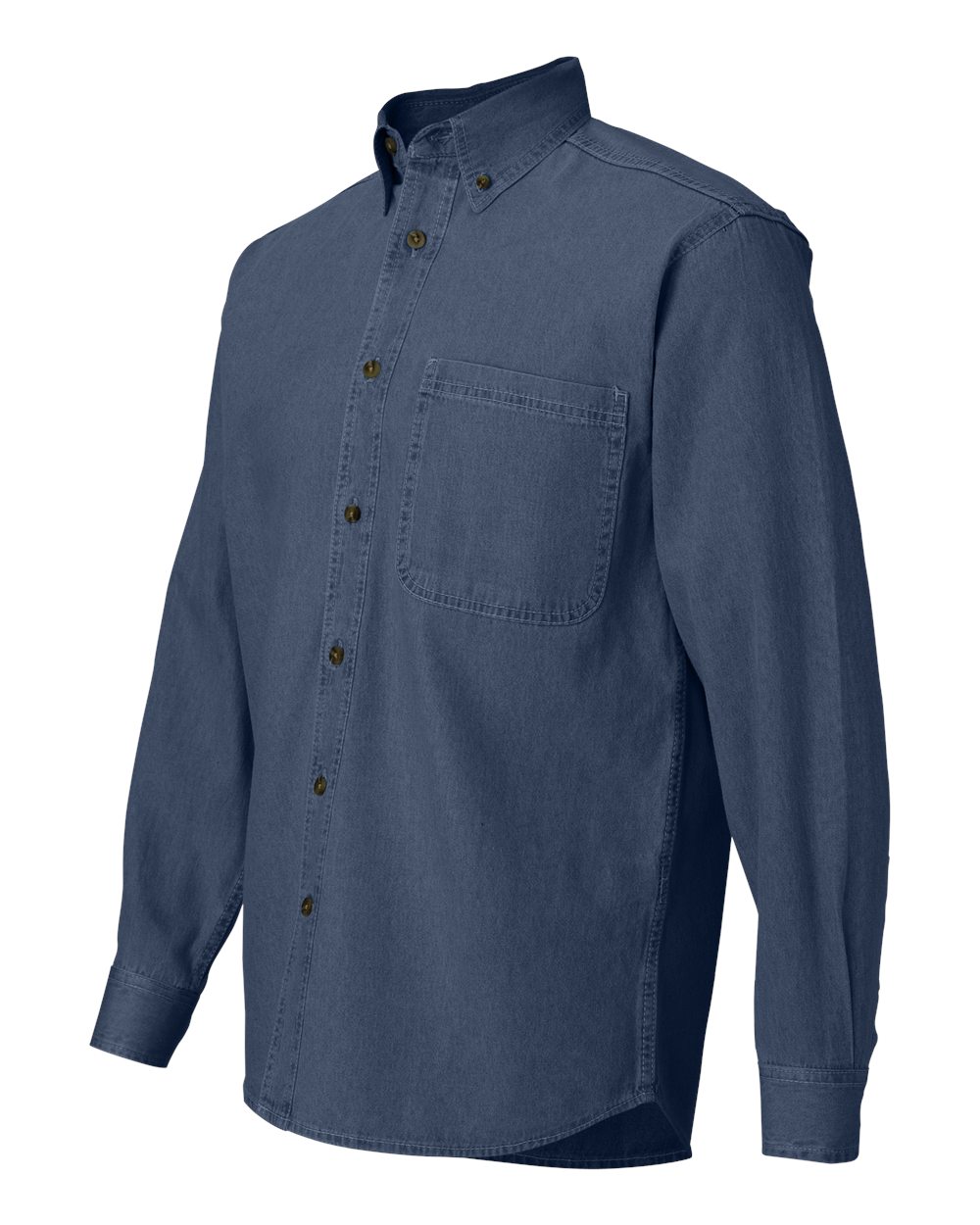 3211 Sierra Pacific Long Sleeve Denim Shirt - Siide Image