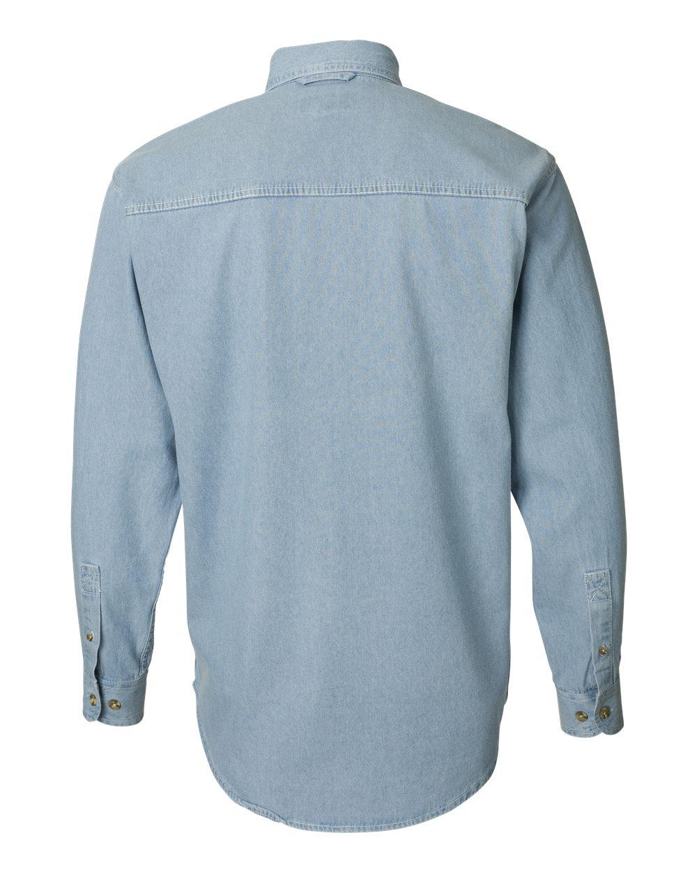 7211 Sierra Pacific Long Sleeve Denim Tall Sizes - Back Image