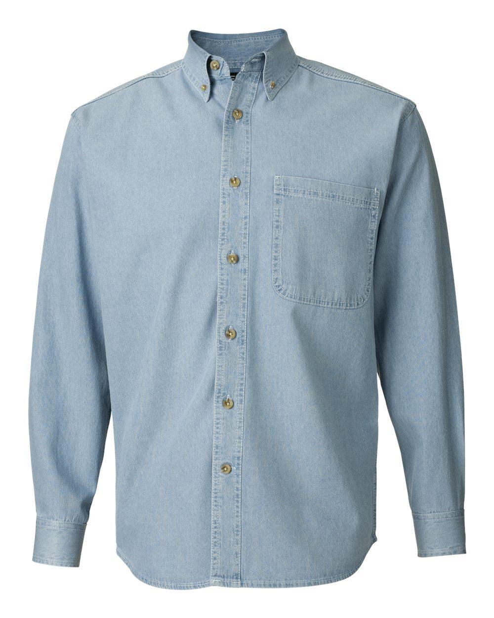7211 Sierra Pacific Long Sleeve Denim Tall Sizes