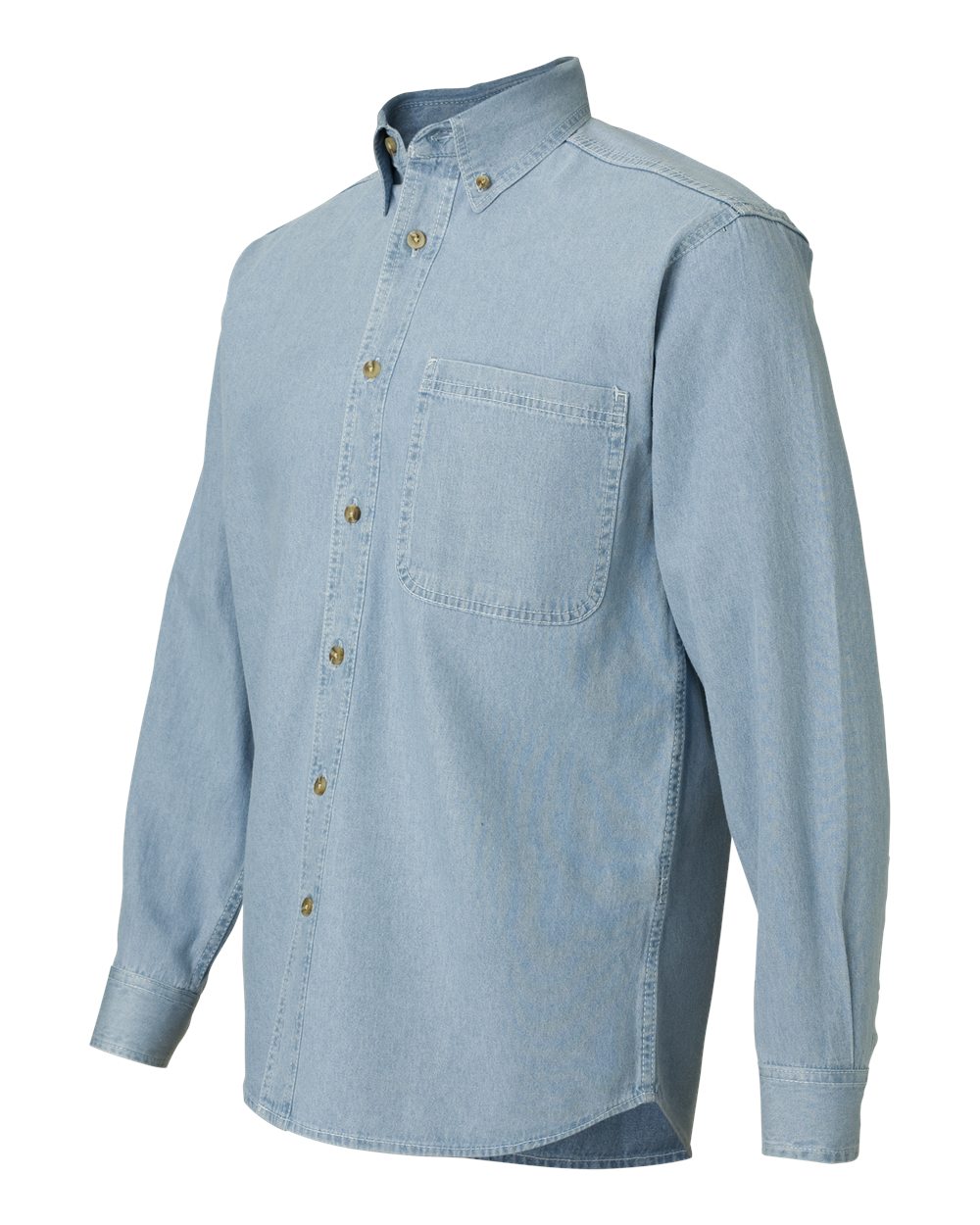 7211 Sierra Pacific Long Sleeve Denim Tall Sizes - Siide Image