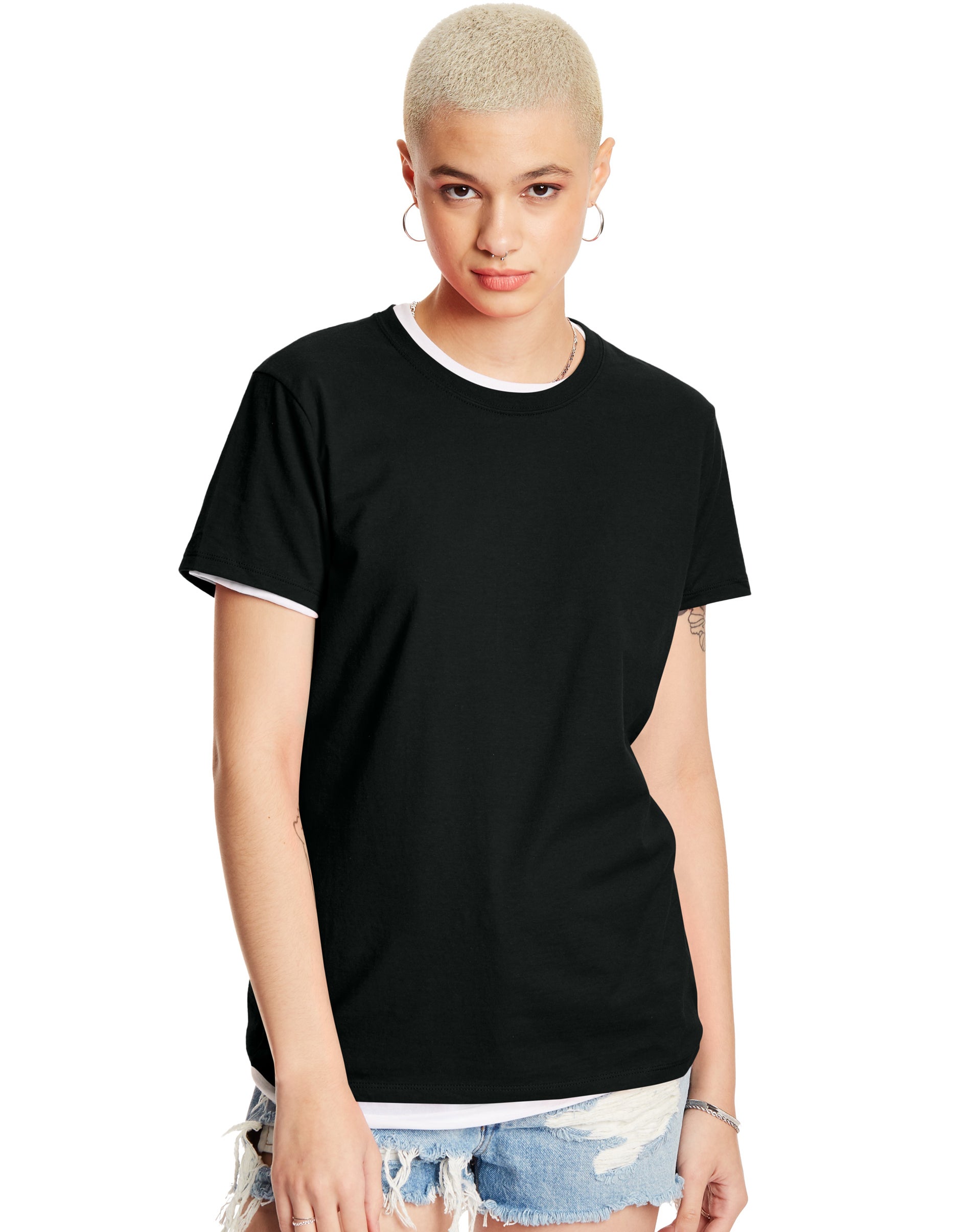 SL04 Hanes Perfect-T Women’s Short Sleeve T-Shirt