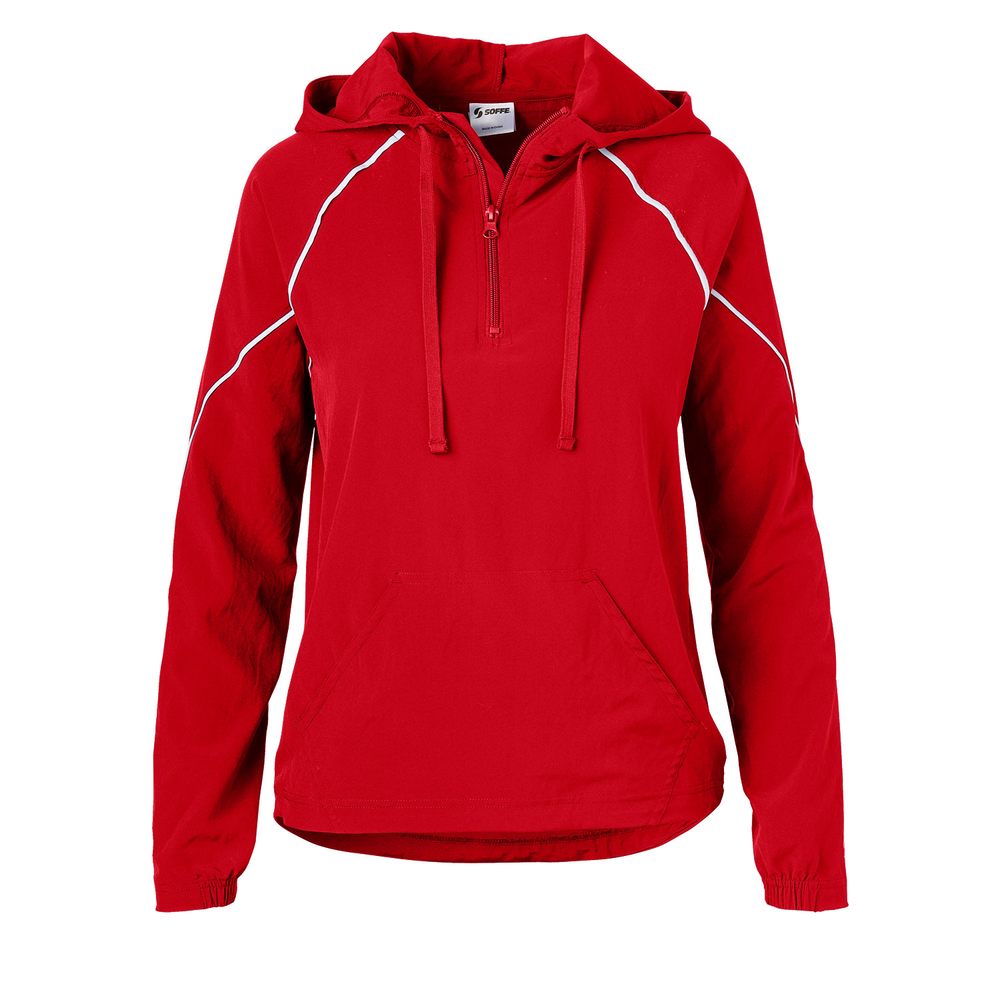 1027V Soffe Women's Game Time Warm Up Hoodie