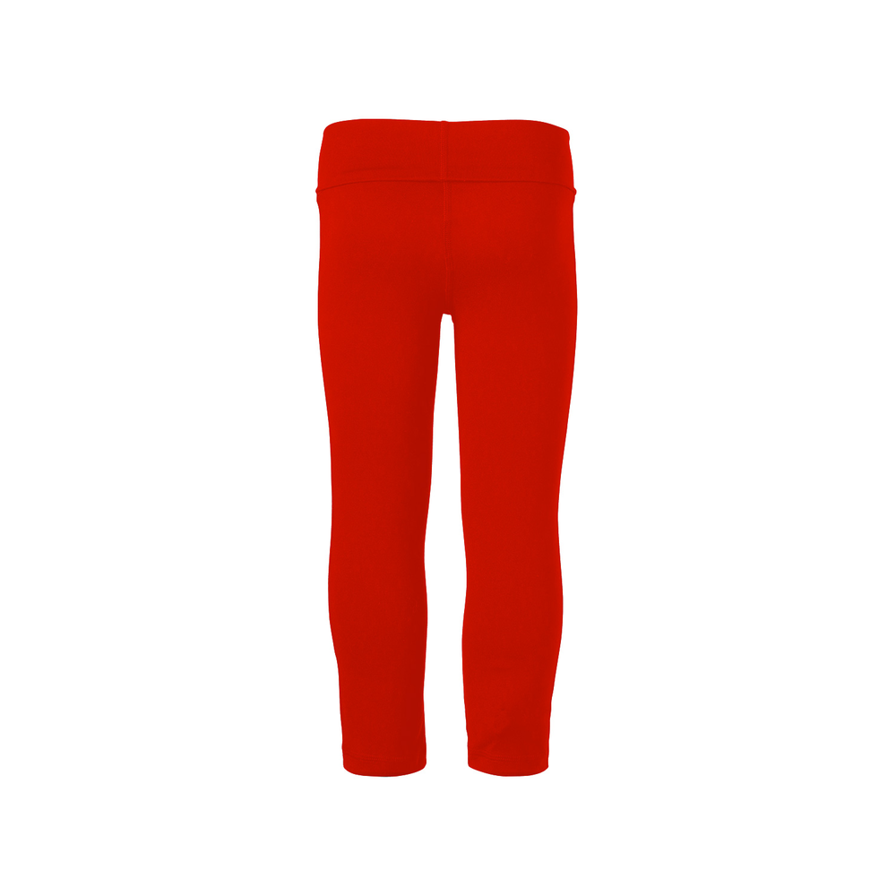 1184G Soffe Girls Lux Rolldown Capri - Back Image