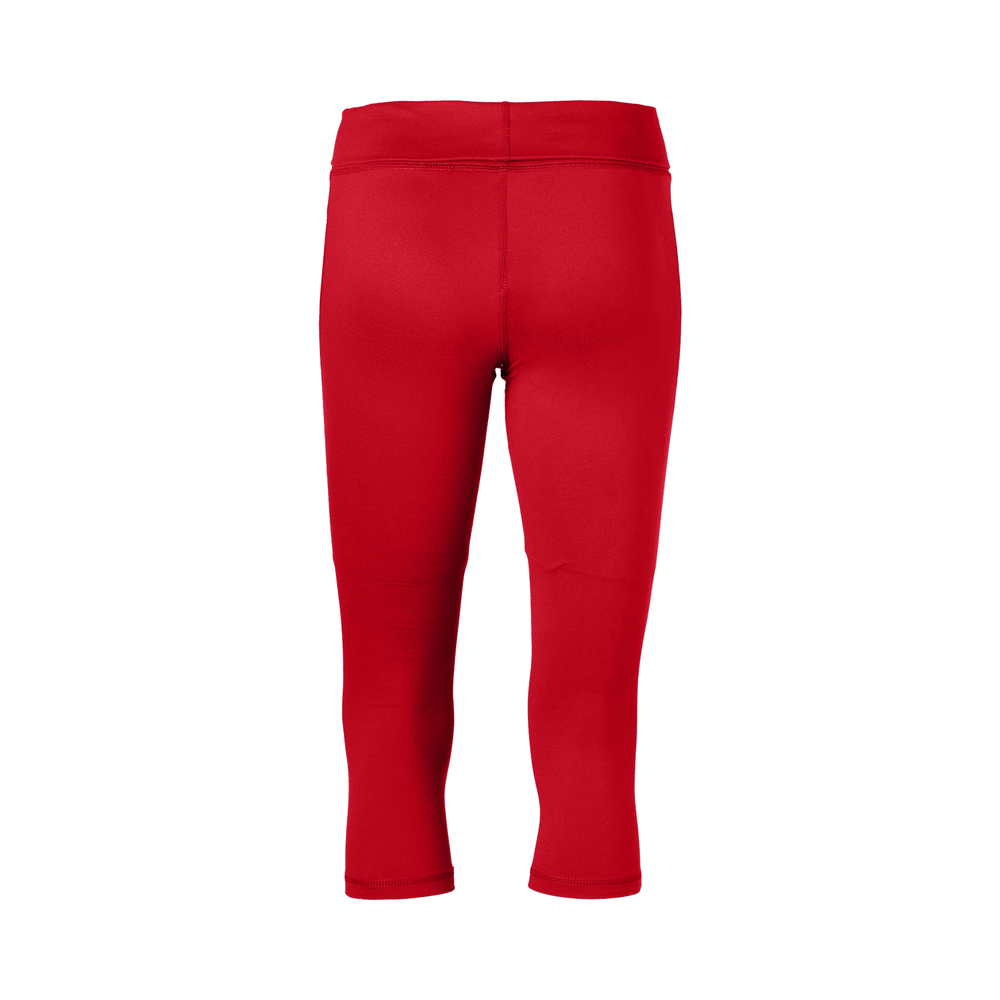 1184V Soffe Women's Lux Rolldown Capri - Back Image