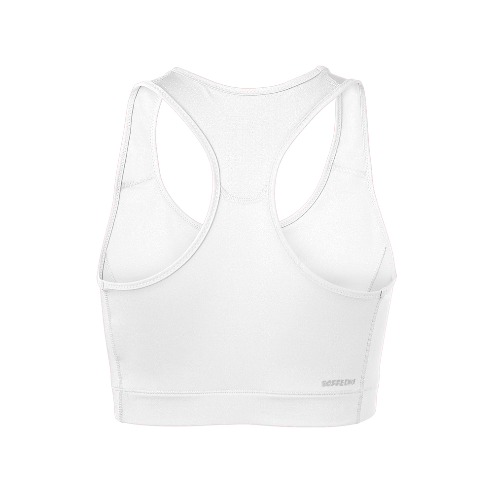 1210C Soffe Curves Mid Impact Bra - Back Image