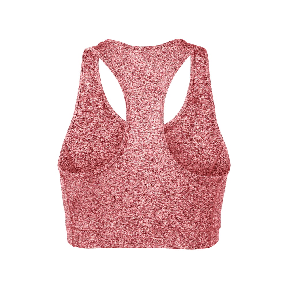 1227C Soffe Dri Curves Team Heather Sports Bra - Back Image