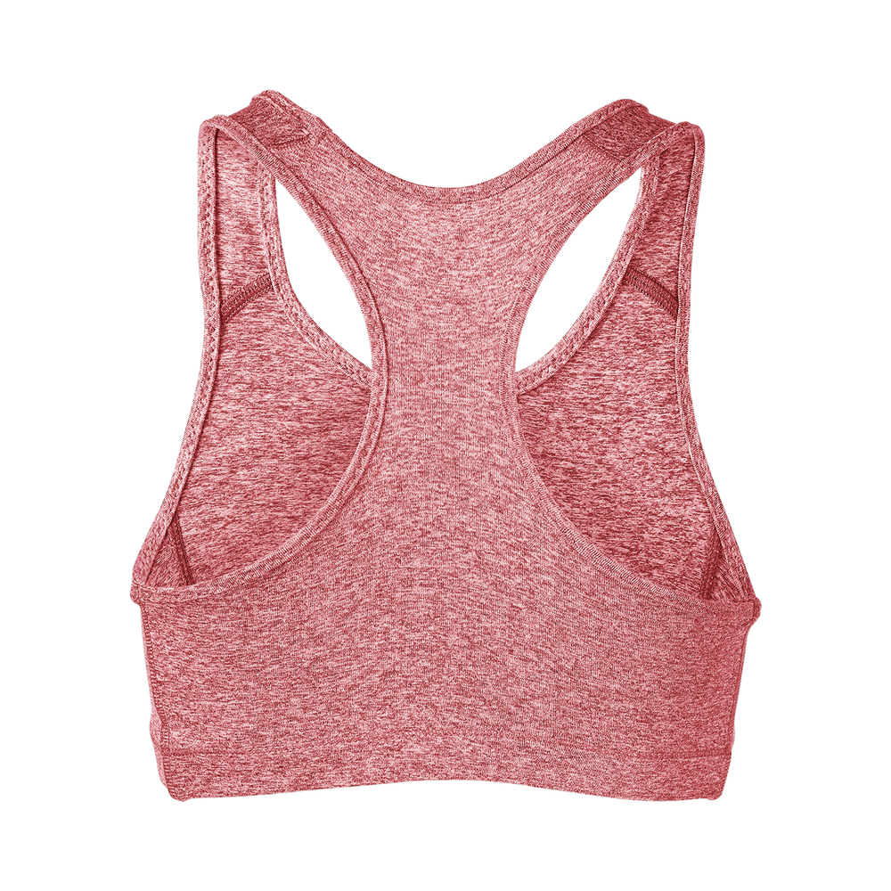 1227V Soffe Dri Women's Team Heather Sports Bra - Back Image