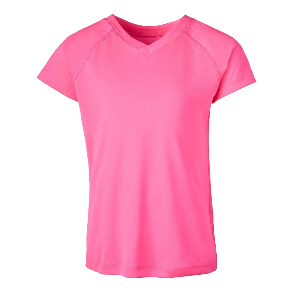 1505GB Soffe GIRLS PERFORMANCE V-NECK TEE