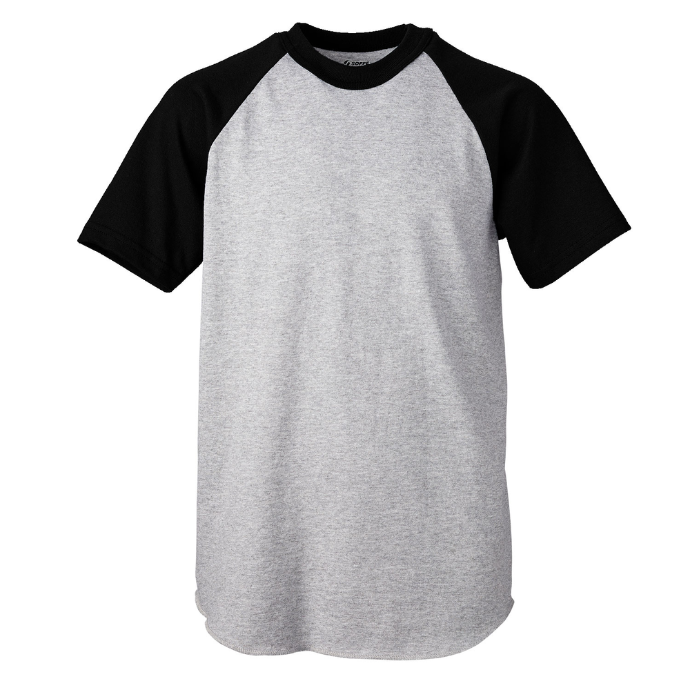 208B Soffe Youth Short Sleeve Baseball Tee 208B Soffe Youth Short Sleeve Baseball Tee