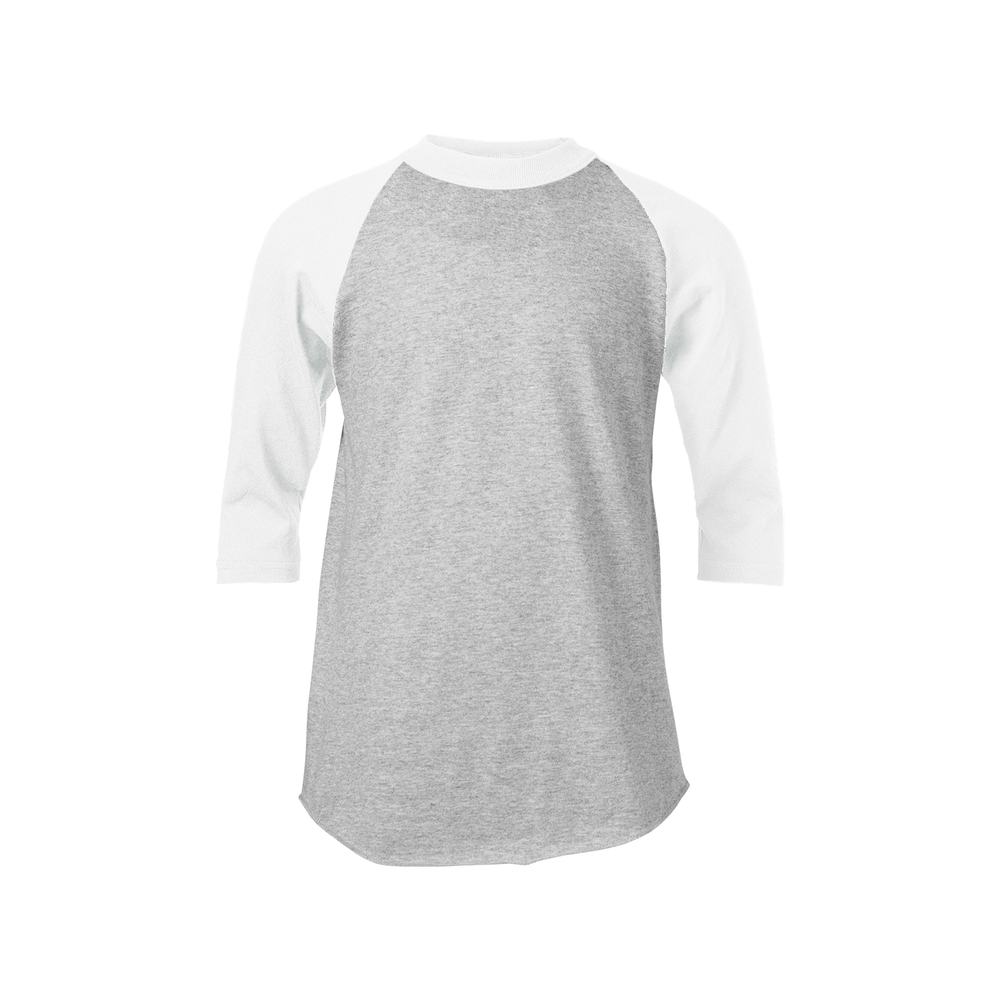 210B Soffe Youth Classic Heathered Baseball Jersey 210B Soffe Youth Classic Heathered Baseball Jersey