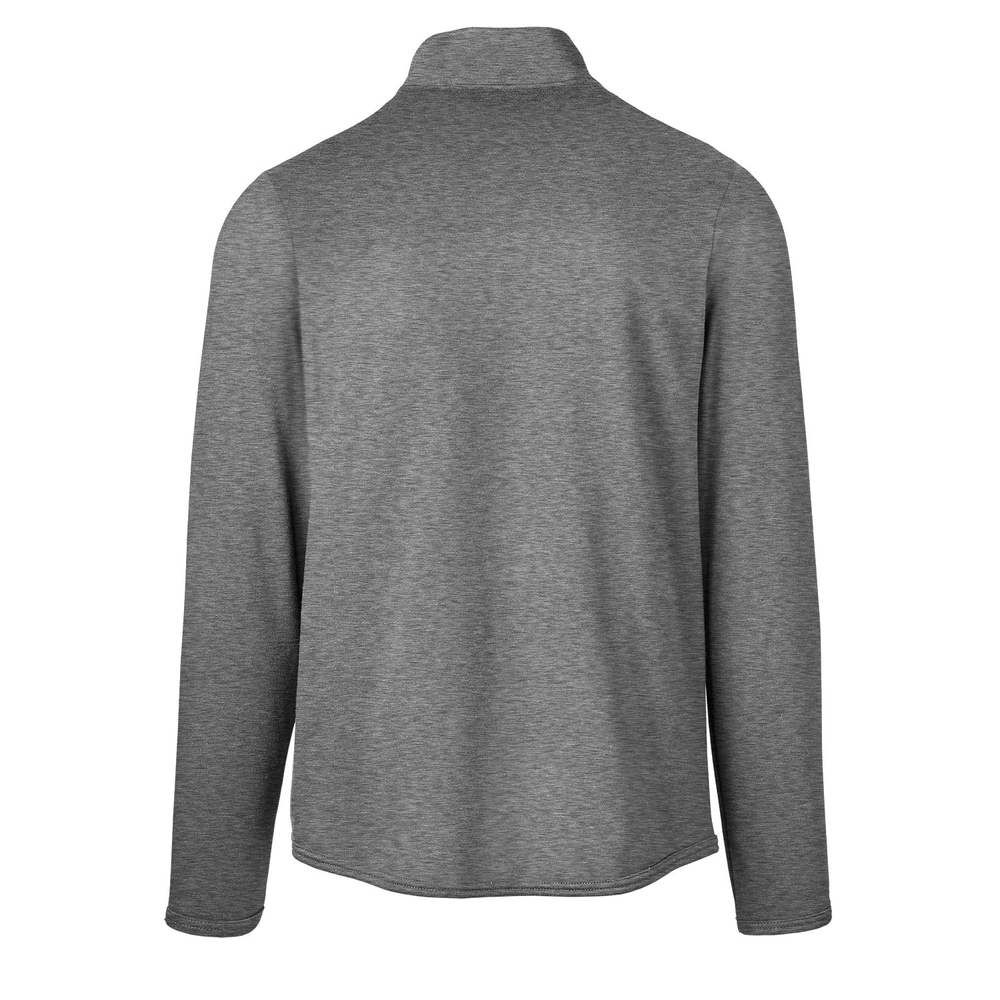 6535MU Soffe Adult Fleece Quarter Zip - Made in the USA - Back Image